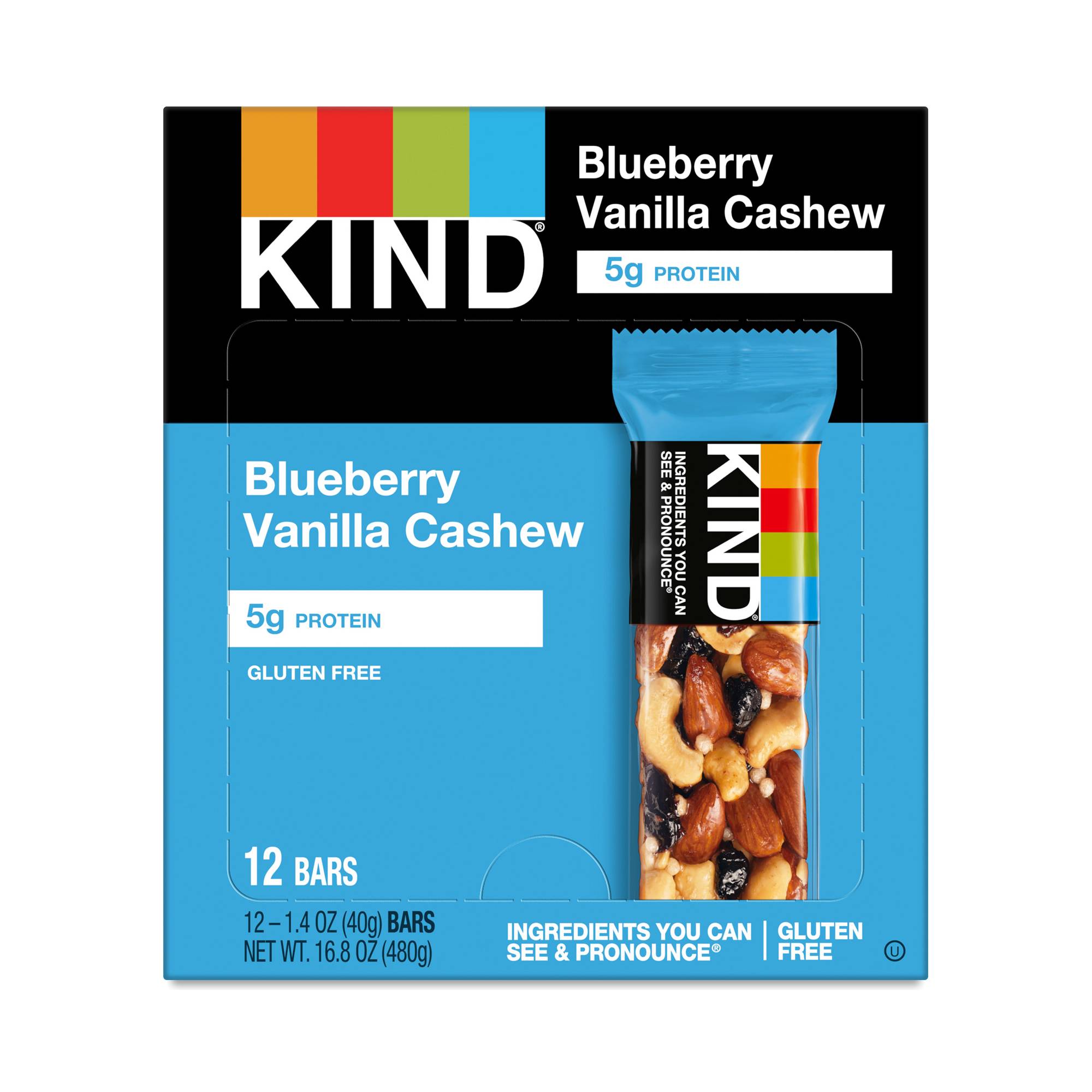 Bars, Blueberry Vanilla & Cashew