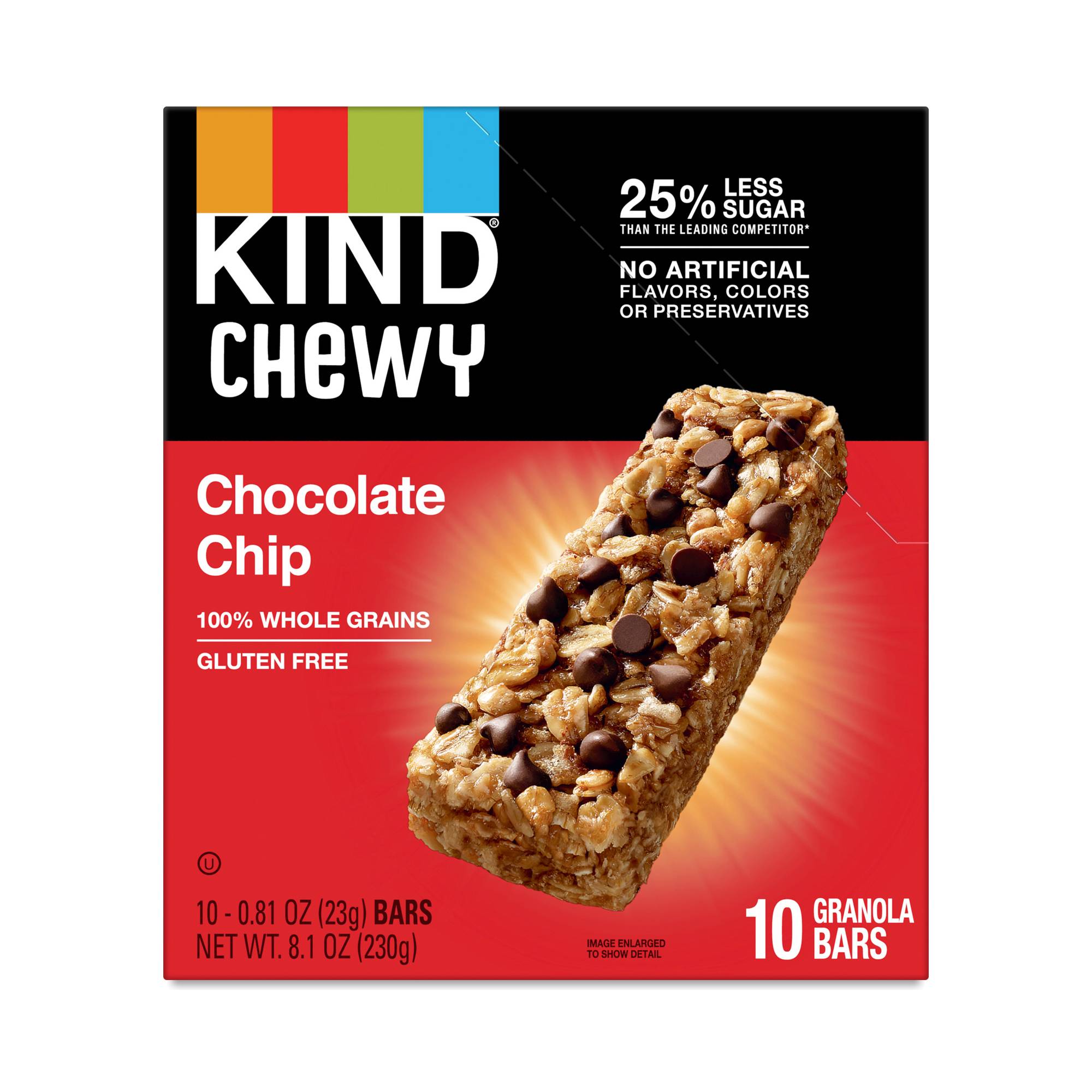 Chewy Granola Bars, Chocolate Chip