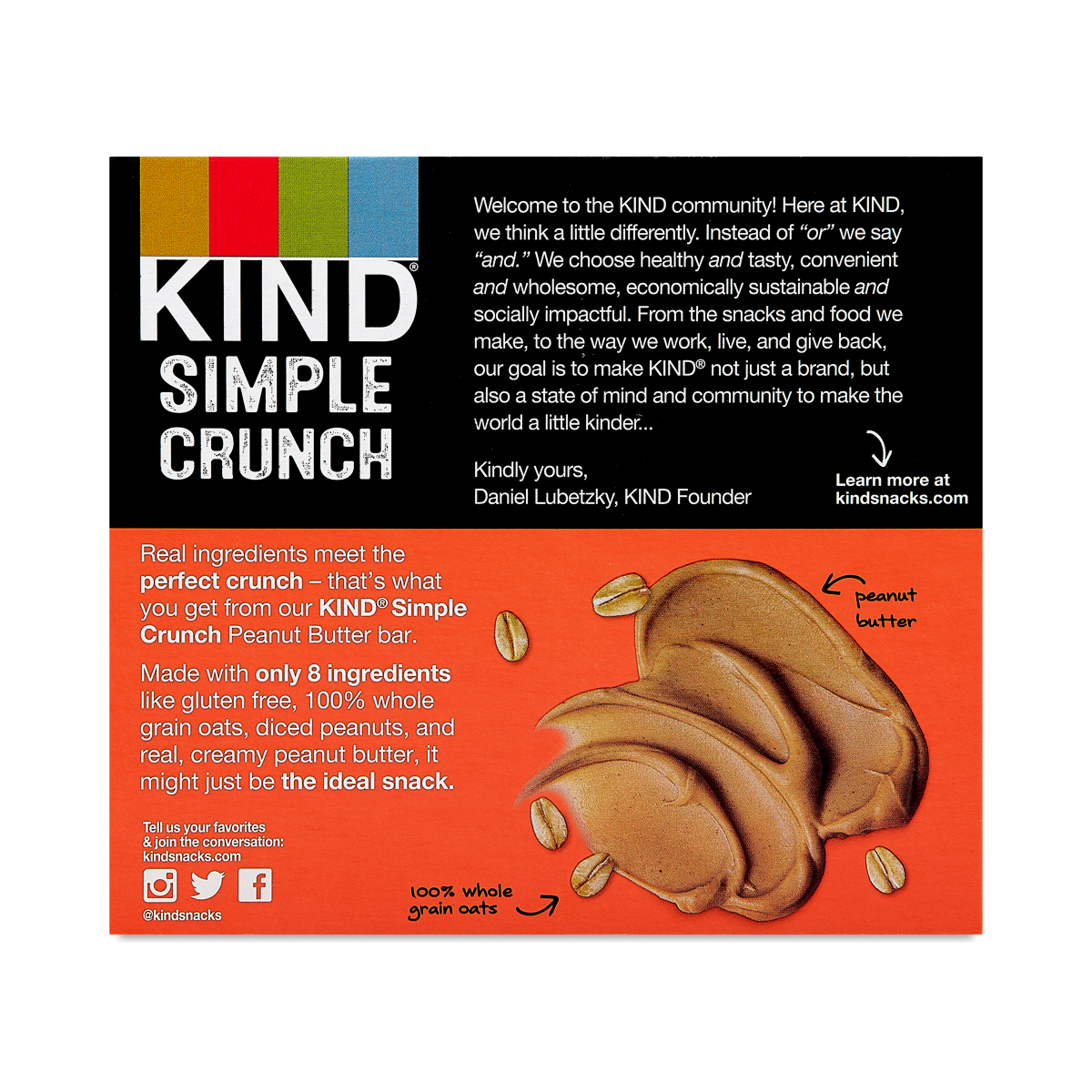 Kind Peanut Butter Simple Crunch Granola Bar Thrive Market