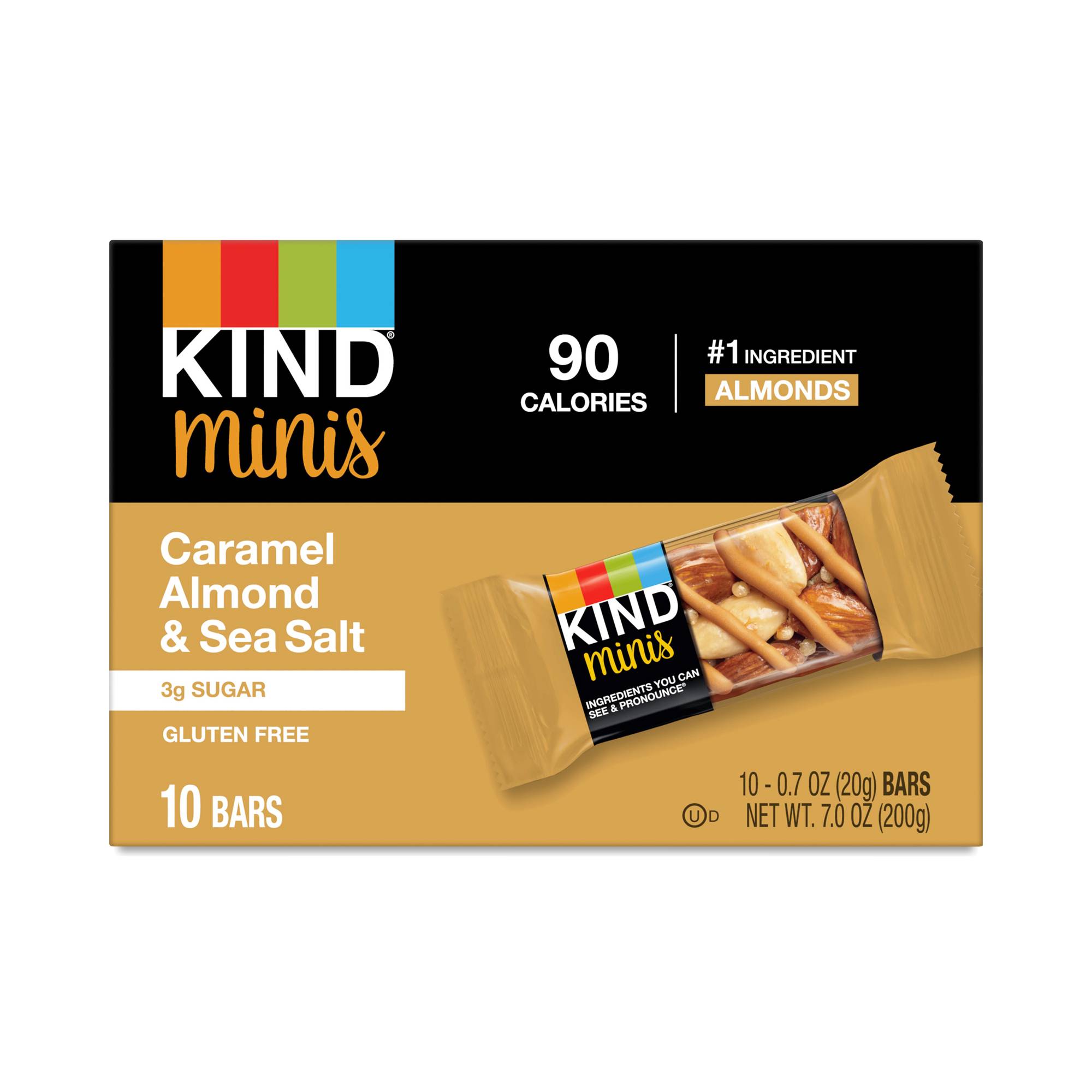 Mini Bars, Caramel Almond & Sea Salt