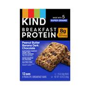 KIND Breakfast Protein Bars Peanut Butter Banana Dark Chocolate 