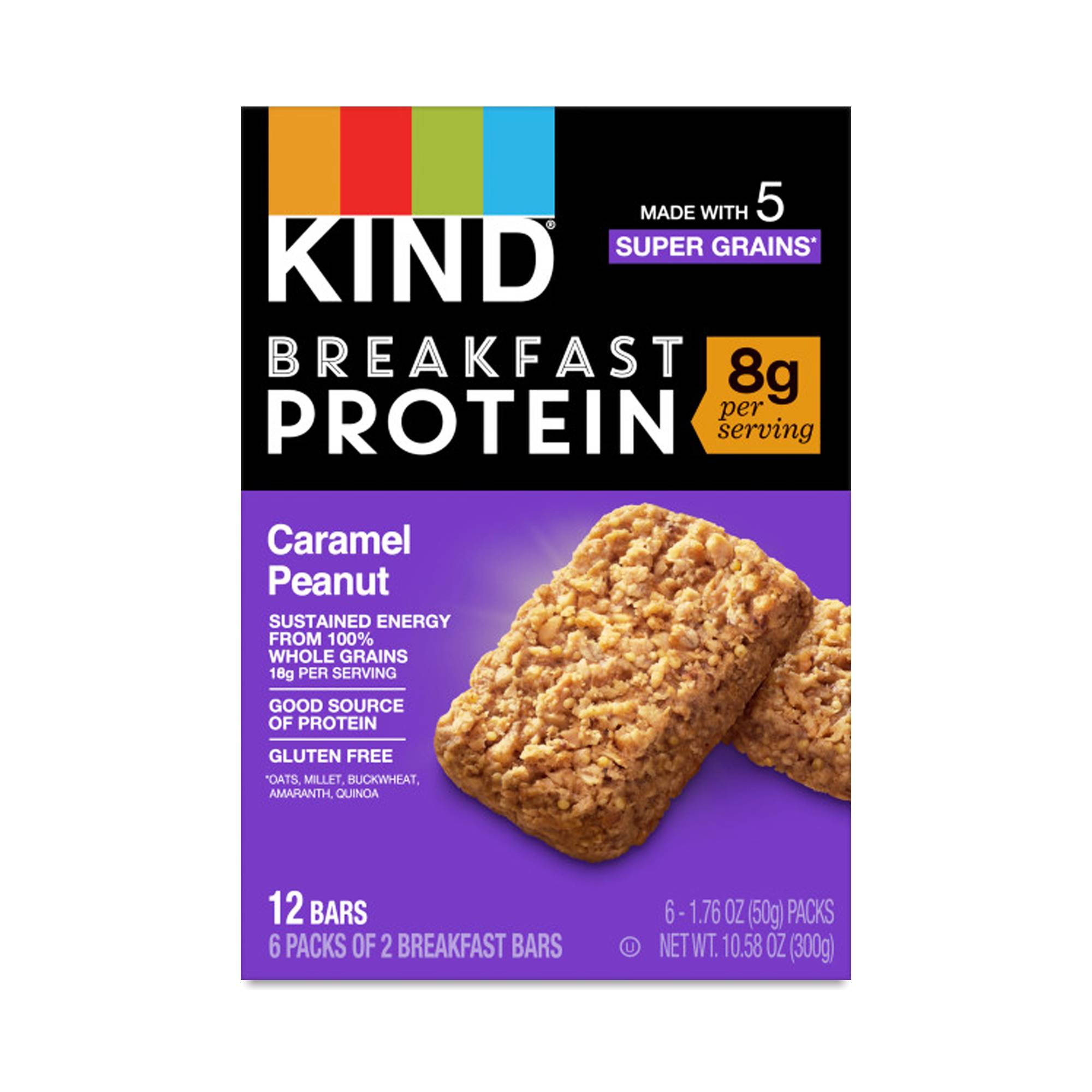 Breakfast Protein Bar, Caramel Peanut