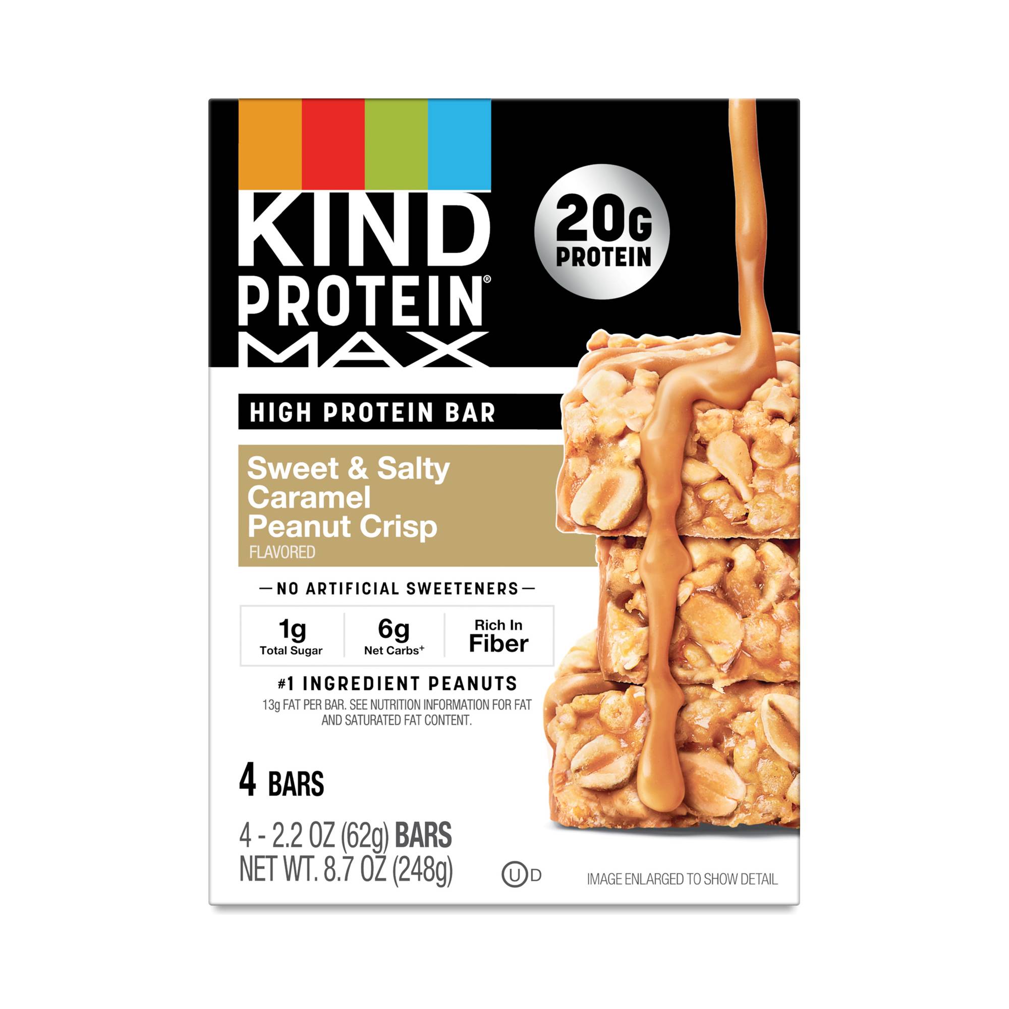 Protein Max Bars, Sweet & Salty Caramel Peanut Crisp