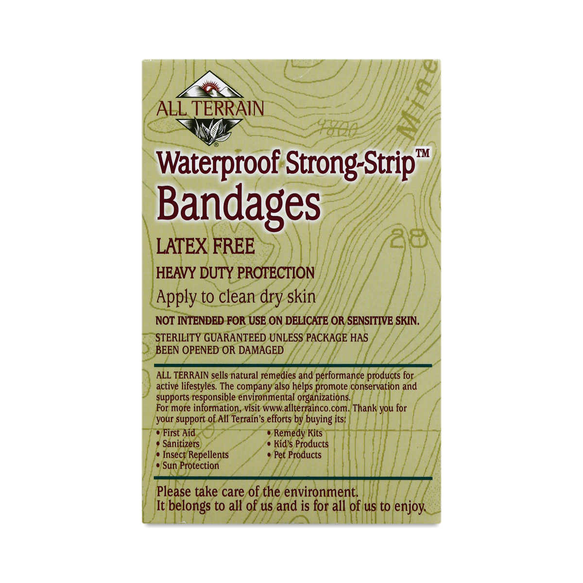 Strong-Strip Waterproof Bandages