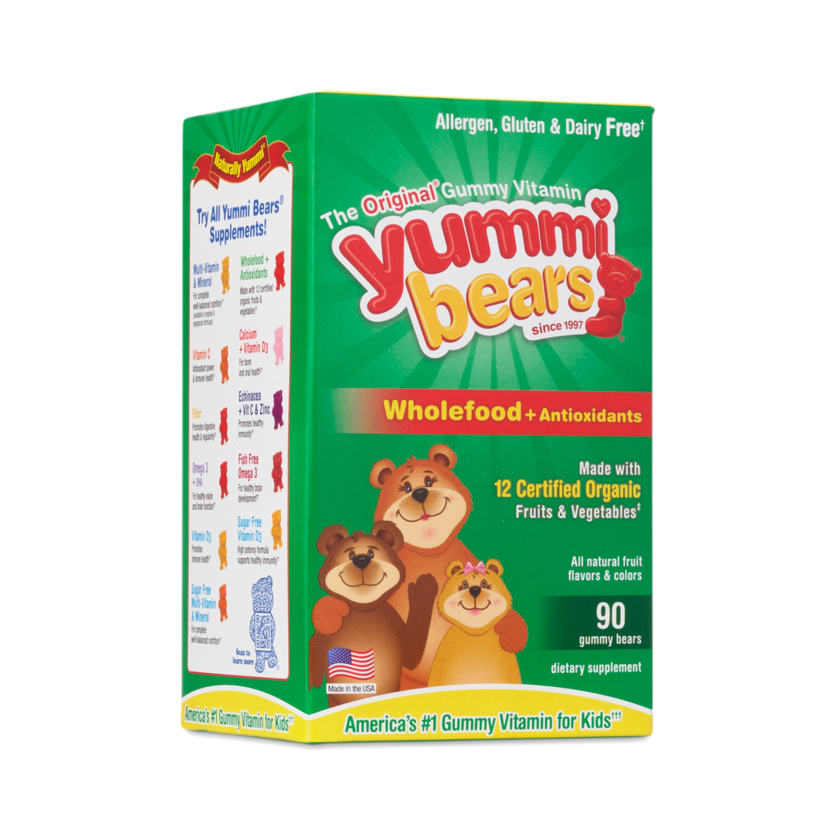 Antioxidant Yummi Bears Vitamins by Hero Nutritionals Thrive Market