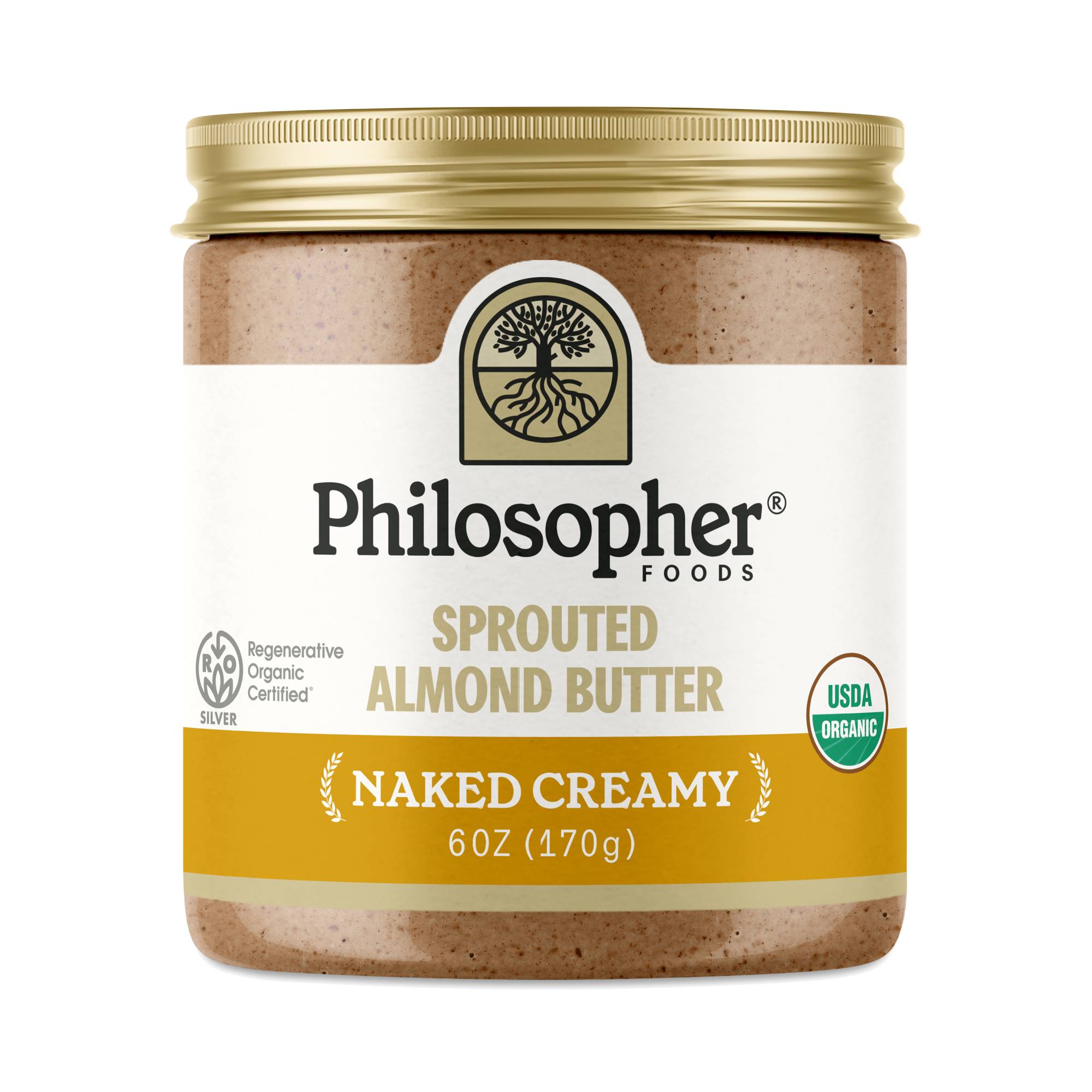 Sprouted Almond Butter, Naked Creamy