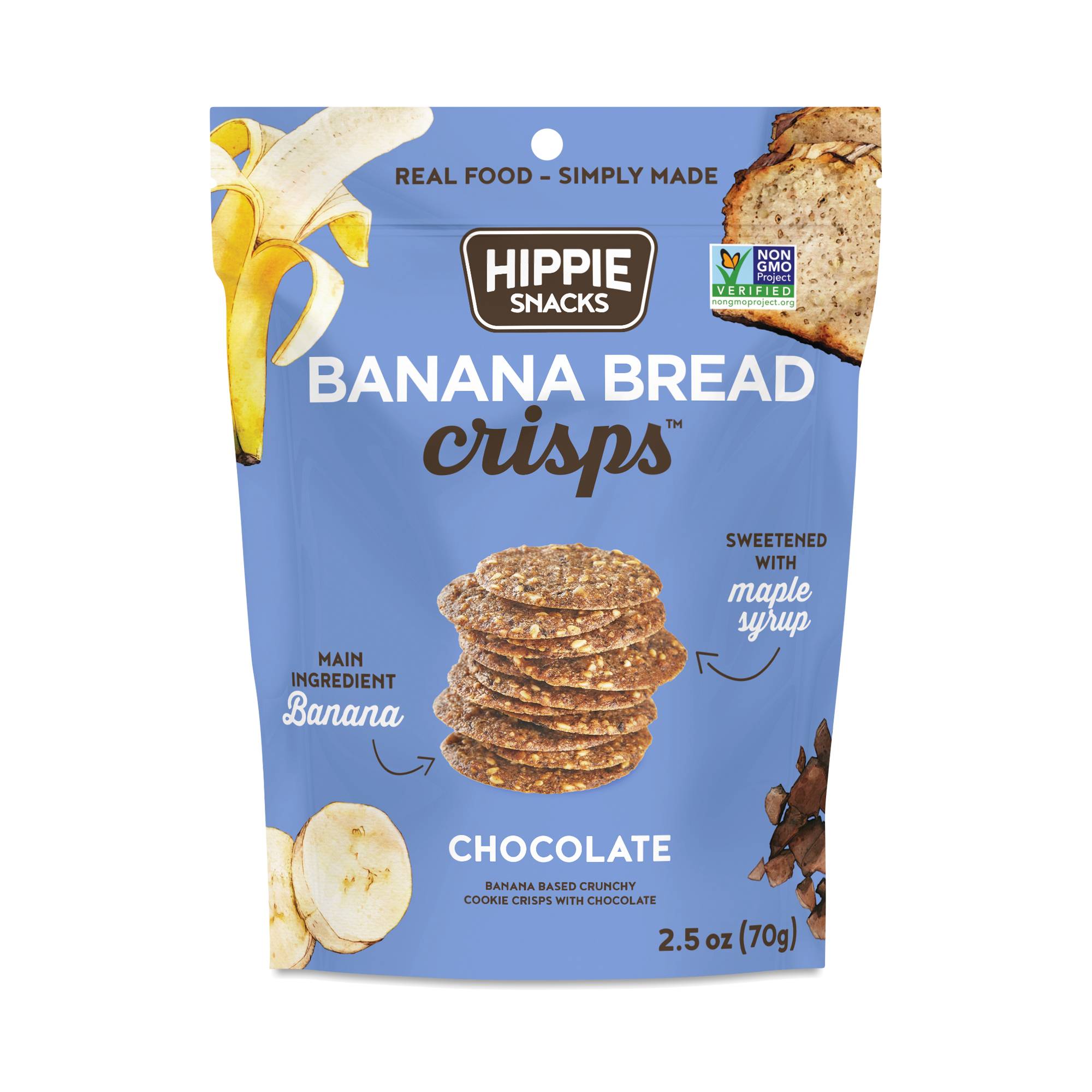 Banana Bread Crisps, Chocolate