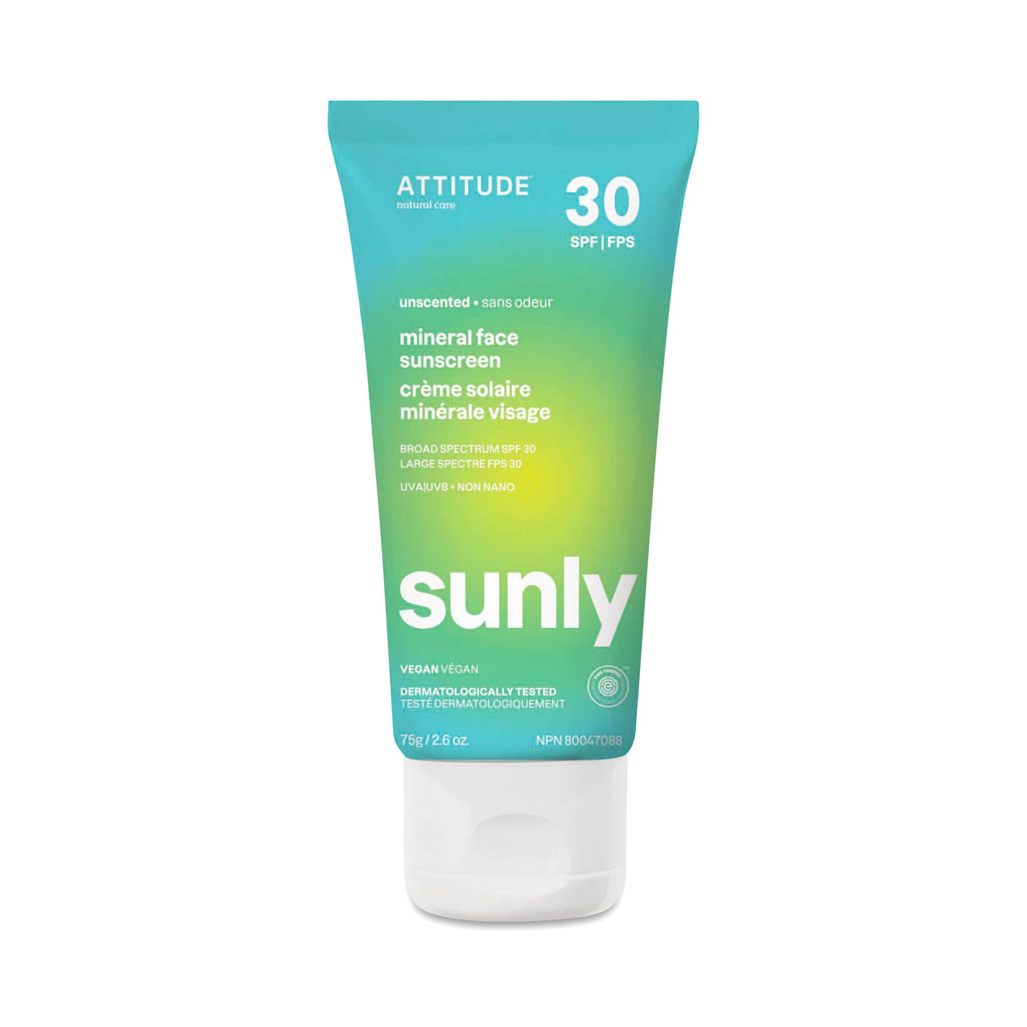 Face Sunscreen 30 SPF, Unscented