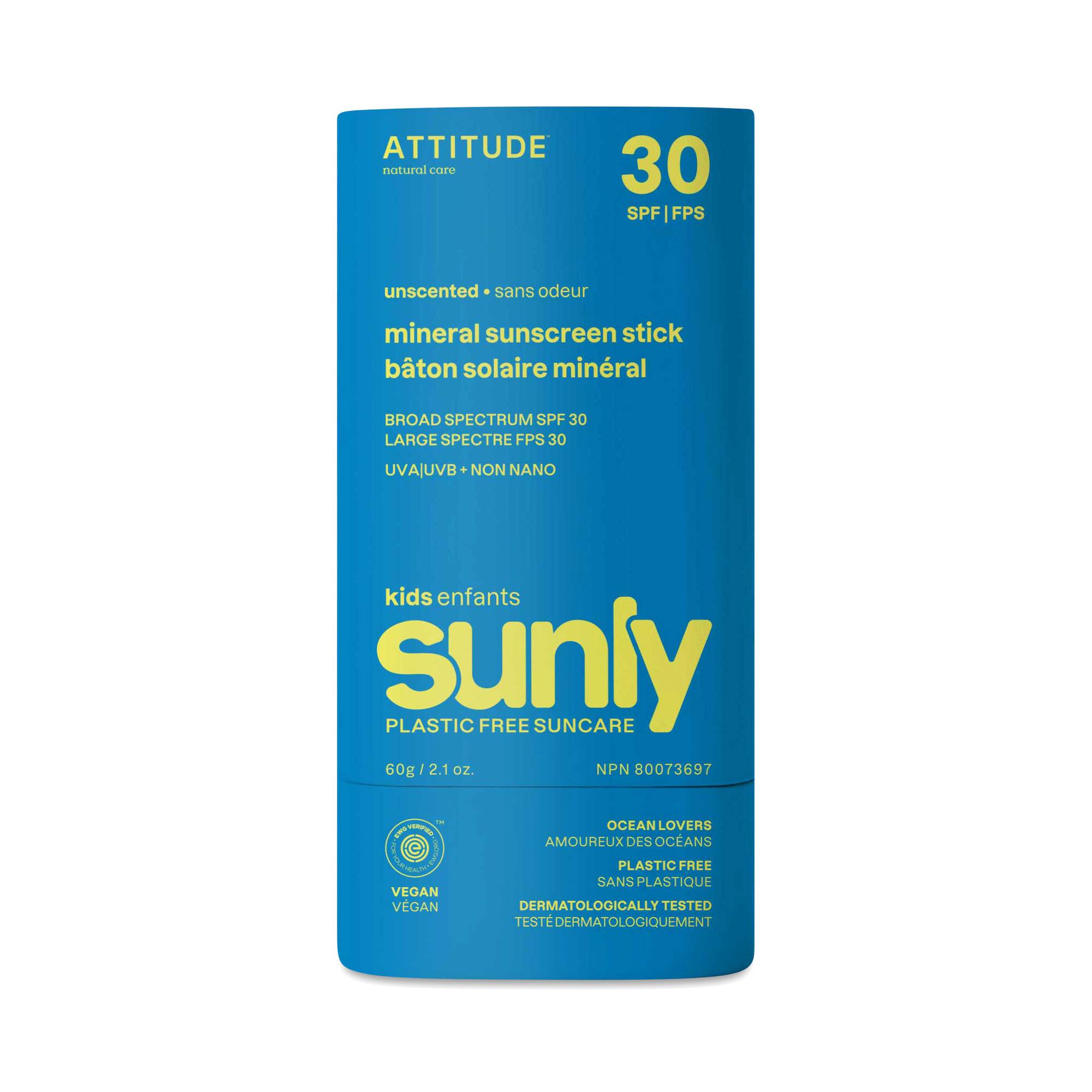 Kids Sunscreen Stick 30 SPF, Unscented