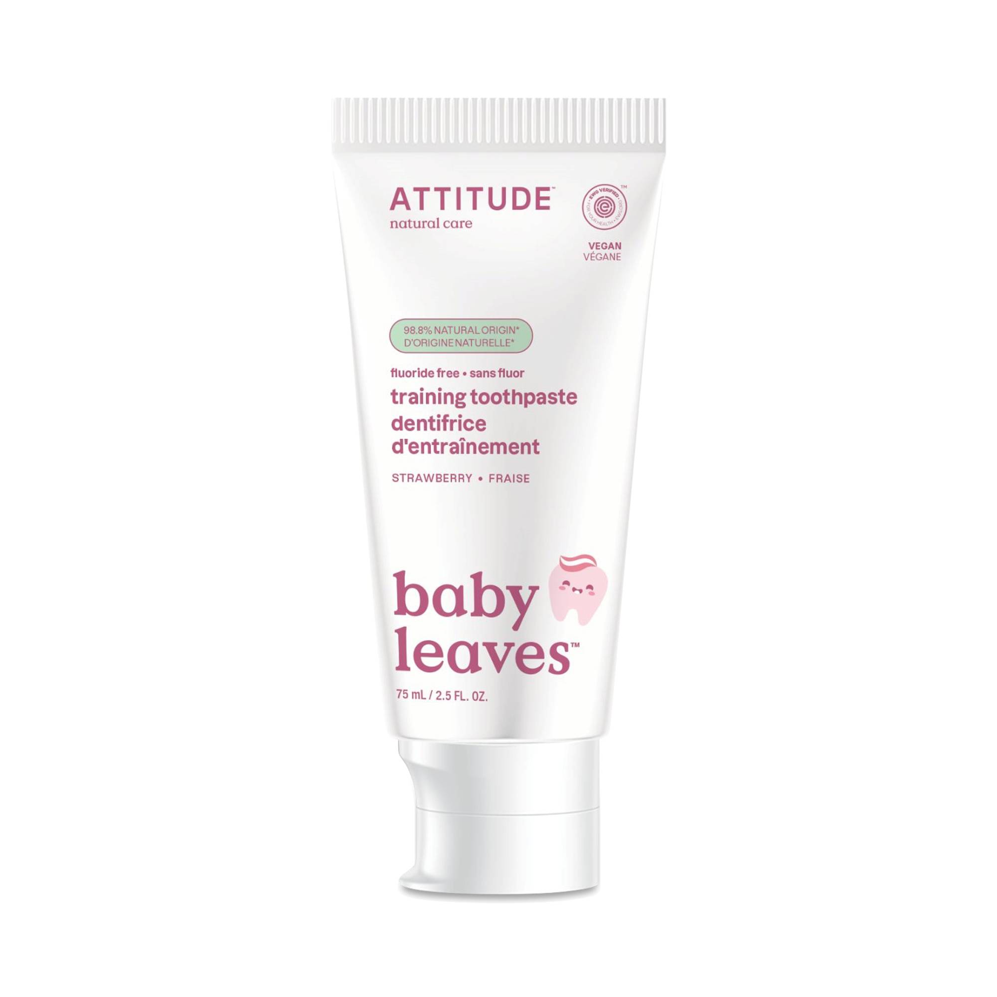Baby Leaves Training Toothpaste, Strawberry