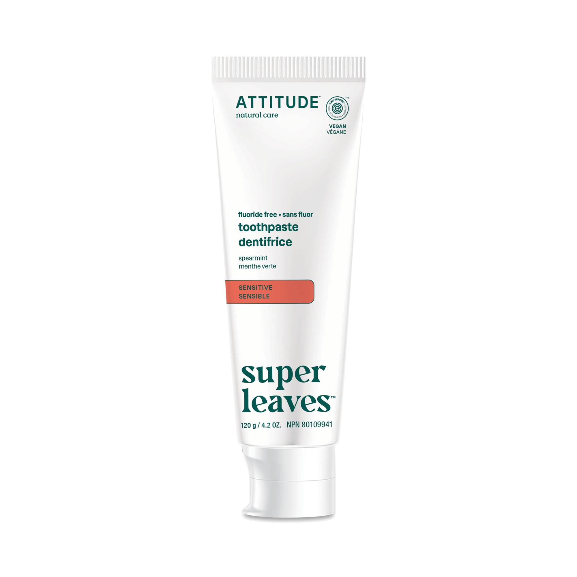 Super Leaves Sensitive Toothpaste, Spearmint