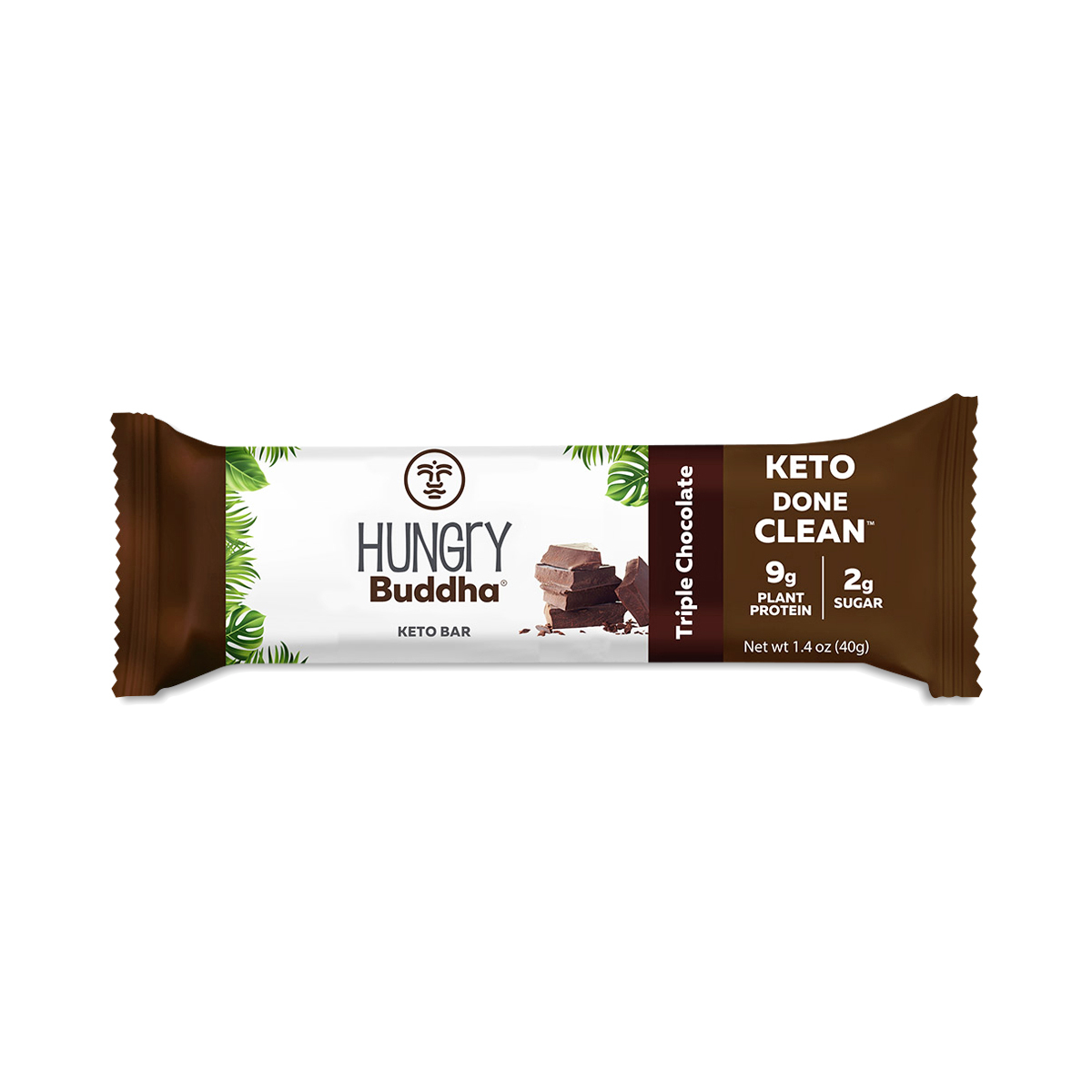 Hungry Buddha Keto Bar, Triple Chocolate Thrive Market