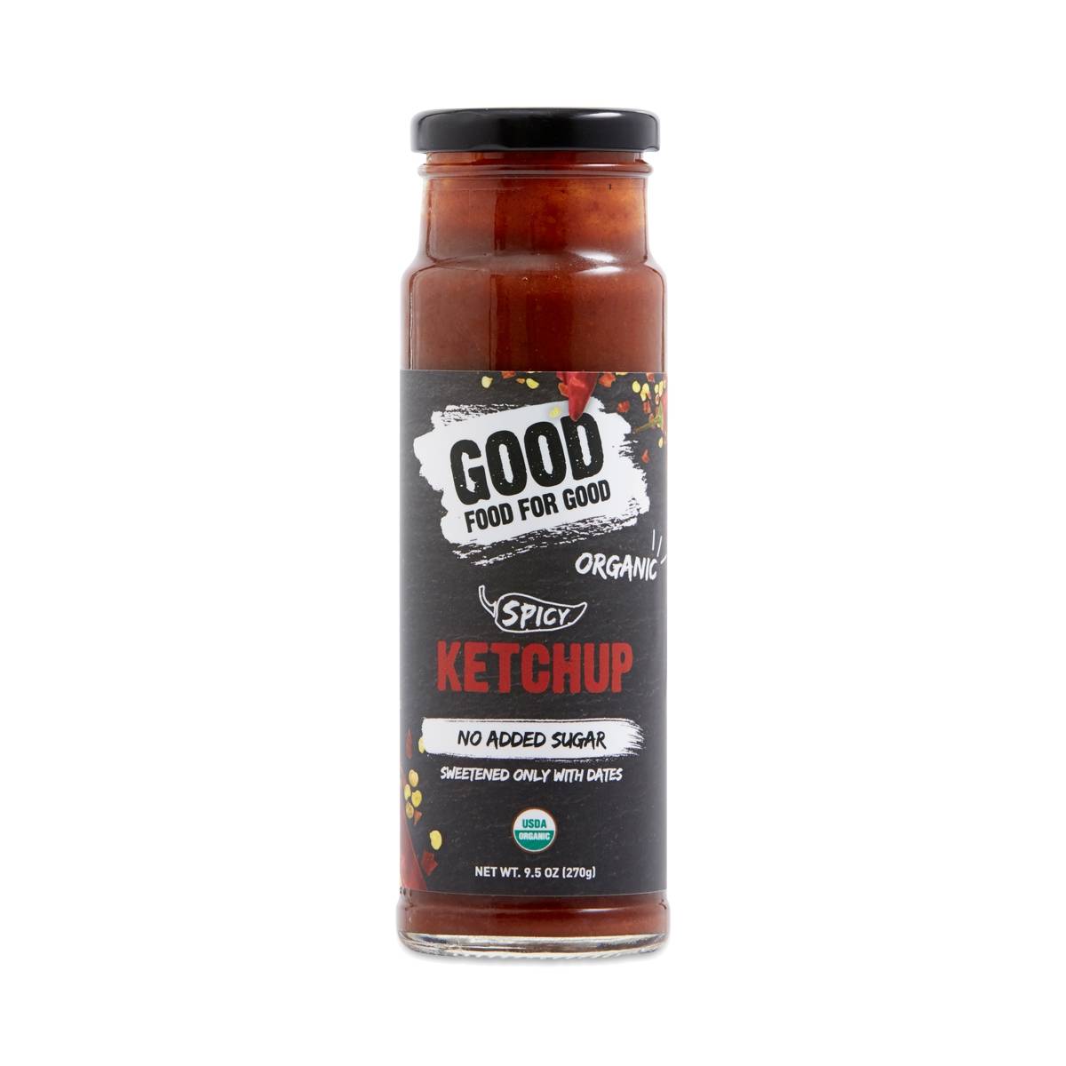 Good Food For Good Organic Spicy Ketchup Thrive Market
