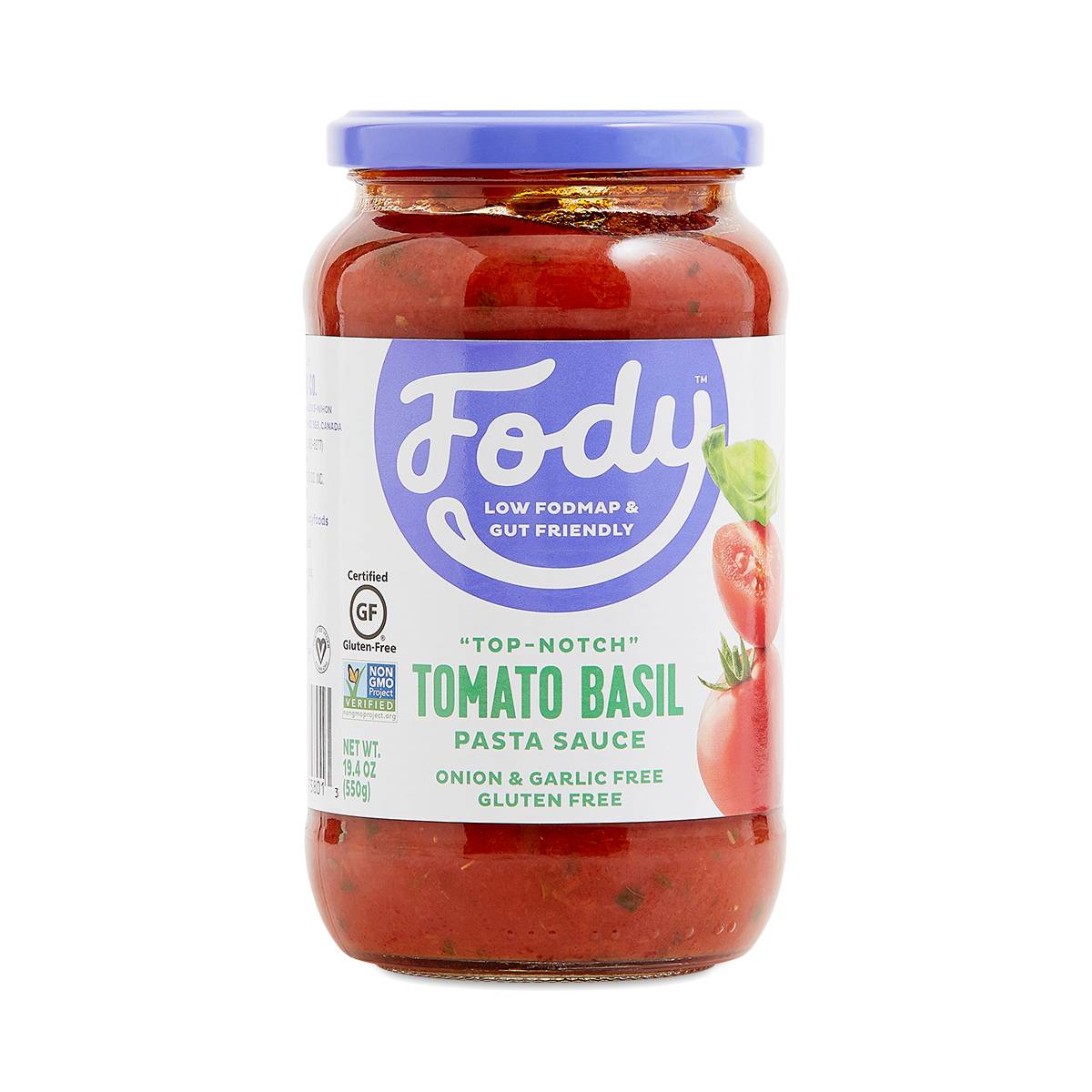 Tomato Basil Sauce by FODY Foods Thrive Market