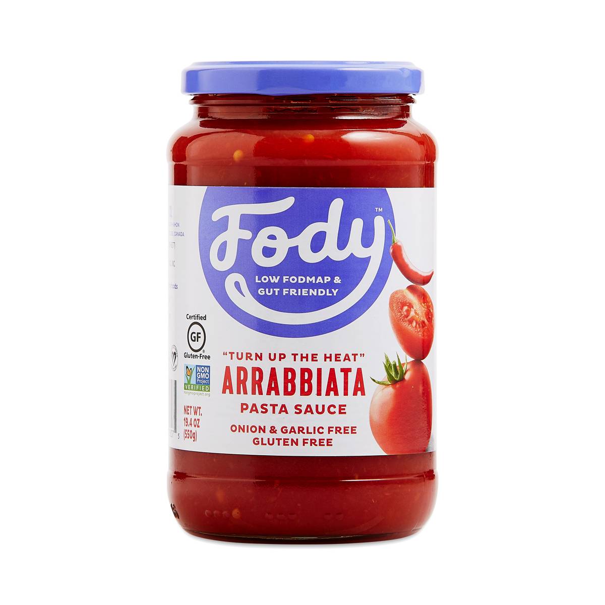 FODY Foods Low FODMAP Arrabbiata Sauce Thrive Market