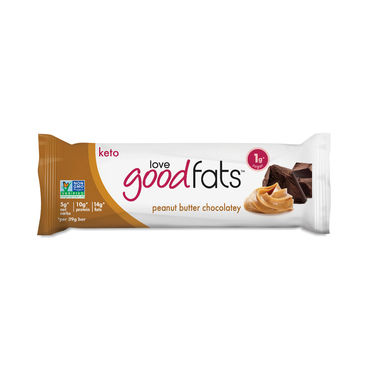 Love Good Fats Snack Bars, Peanut Butter Chocolatey Thrive Market