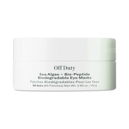 Off Duty, Sea Algae + Bio-Peptide Smoothing Biodegradable Eye Masks