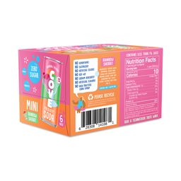 Zero Sugar Soda Minis, Rainbow Sherbet
