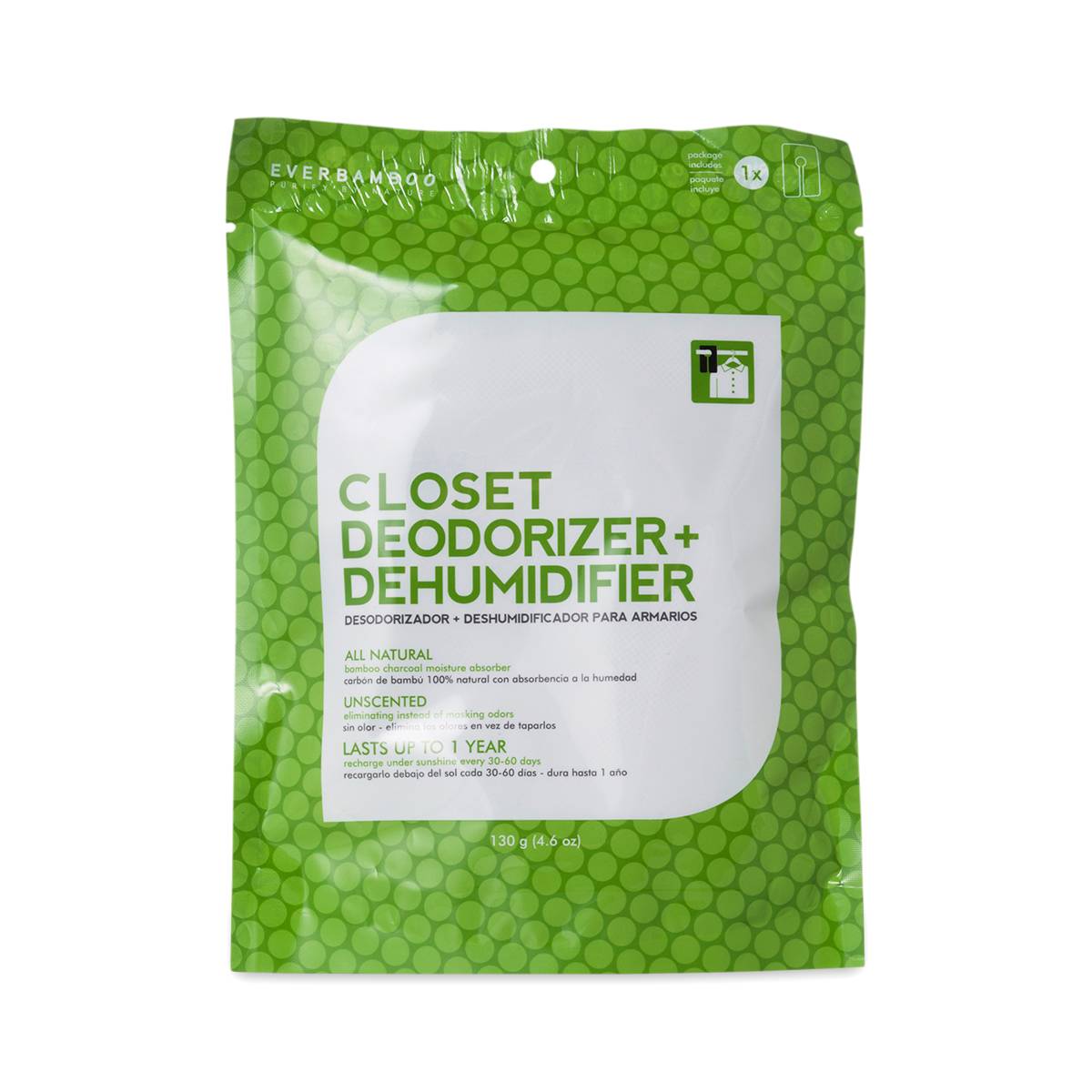 Closet Deodorizer + Dehumidifier
