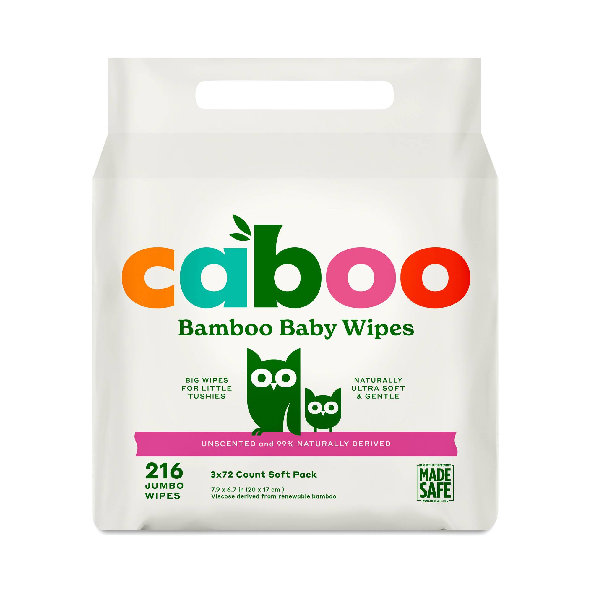 Bamboo Baby Wipes, Unscented