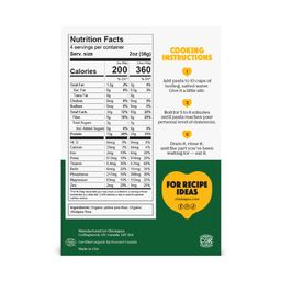 Organic Chickpea & Yellow Pea Pasta, Penne