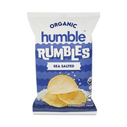 Organic Potato Chips, Sea Salted Rumbles