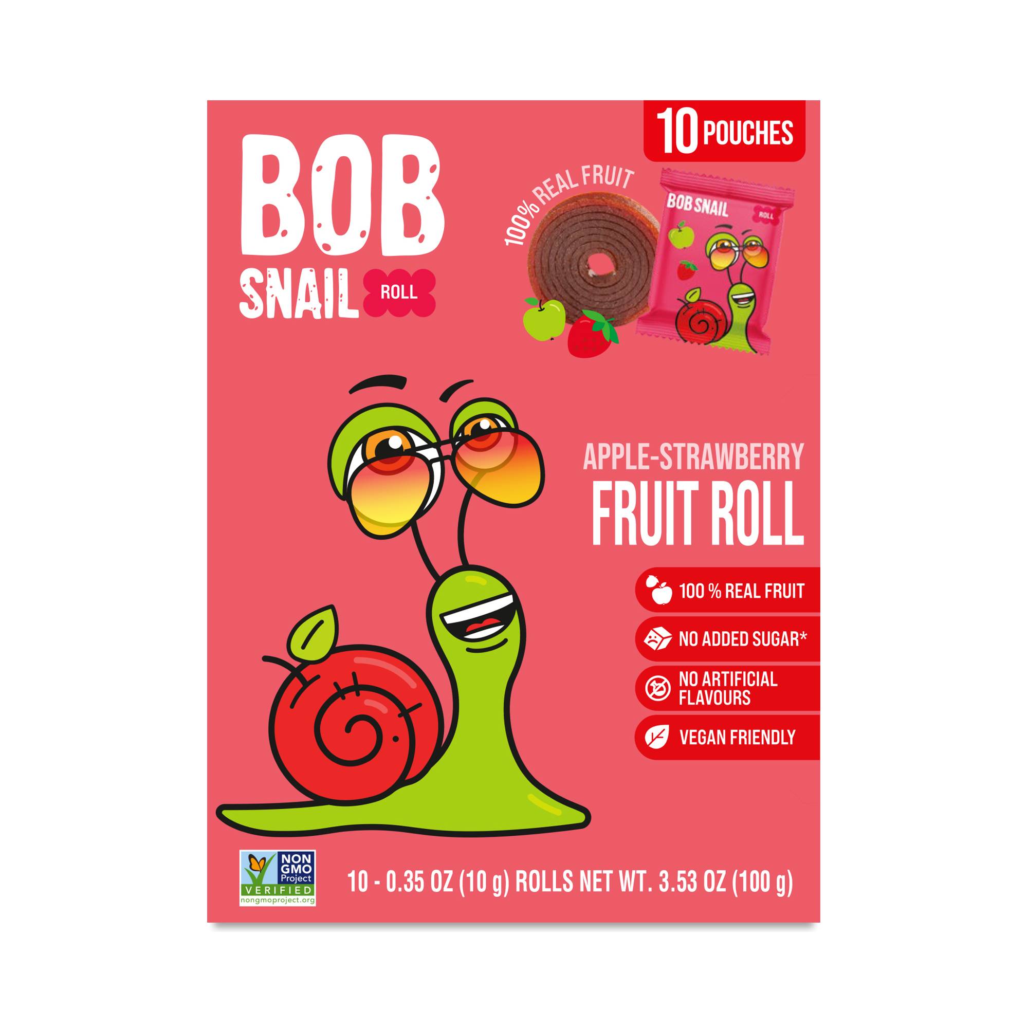 Fruit Roll Snacks, Apple Strawberry