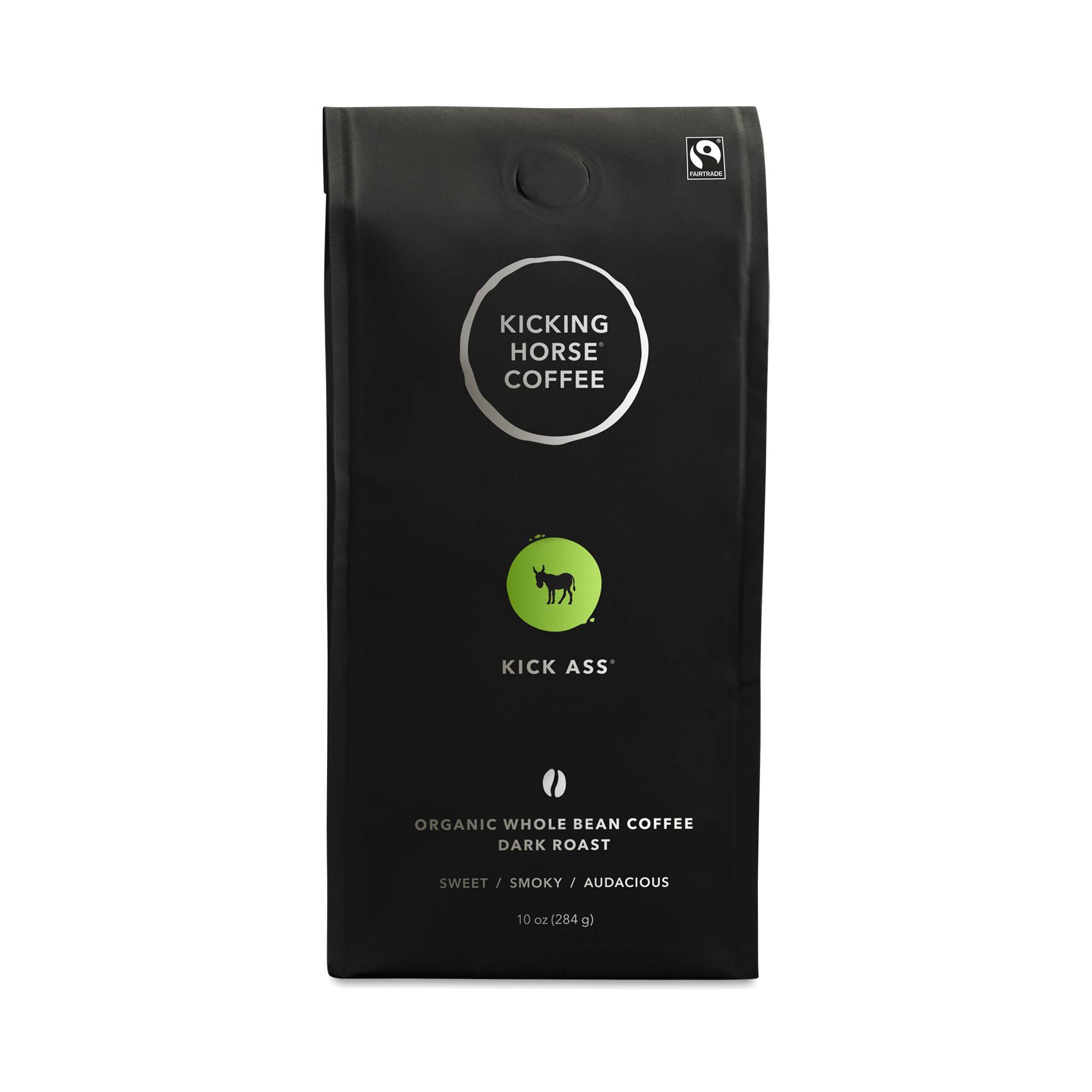 Kick Ass Whole Bean Coffee, Dark Roast