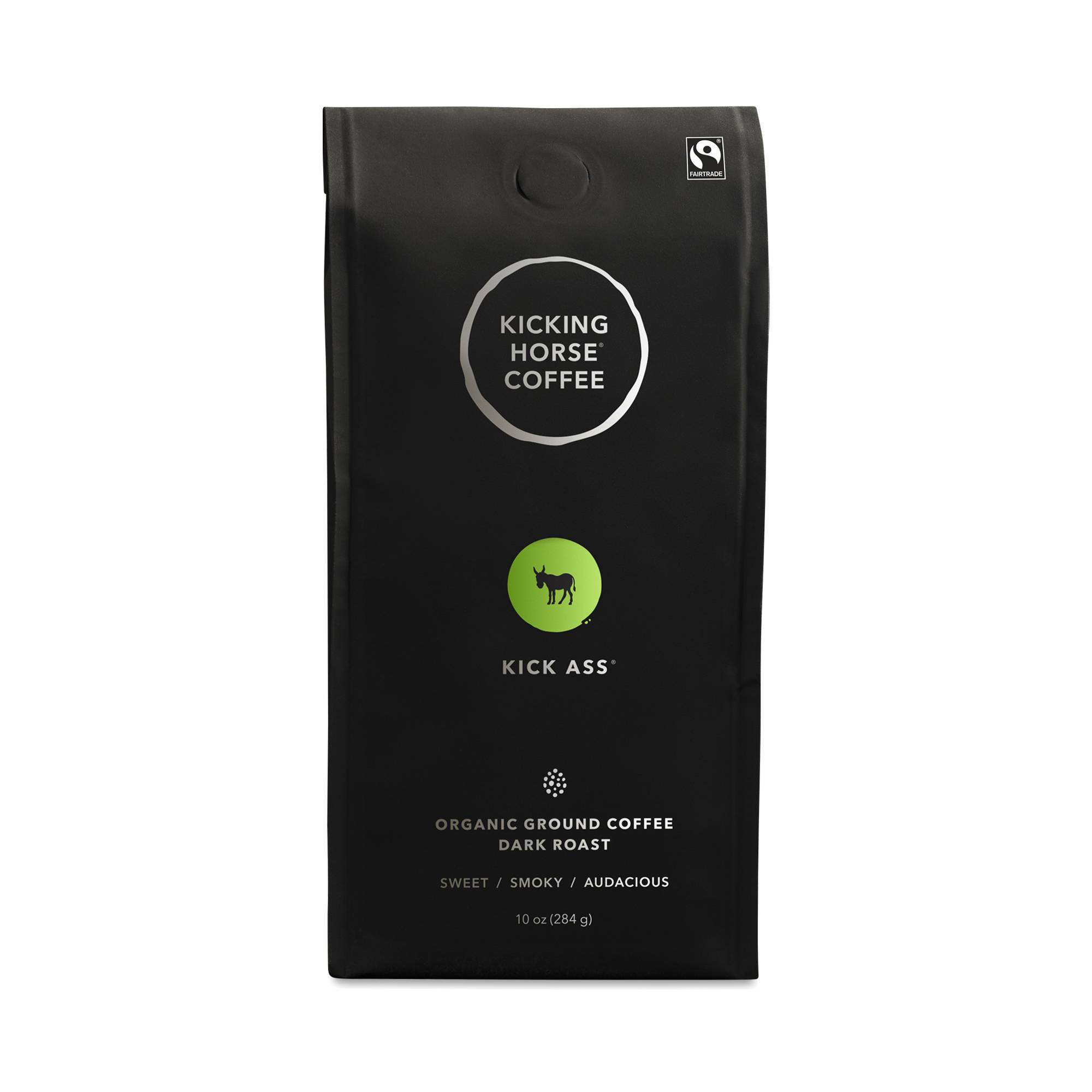 Kick Ass Ground Coffee, Dark Roast