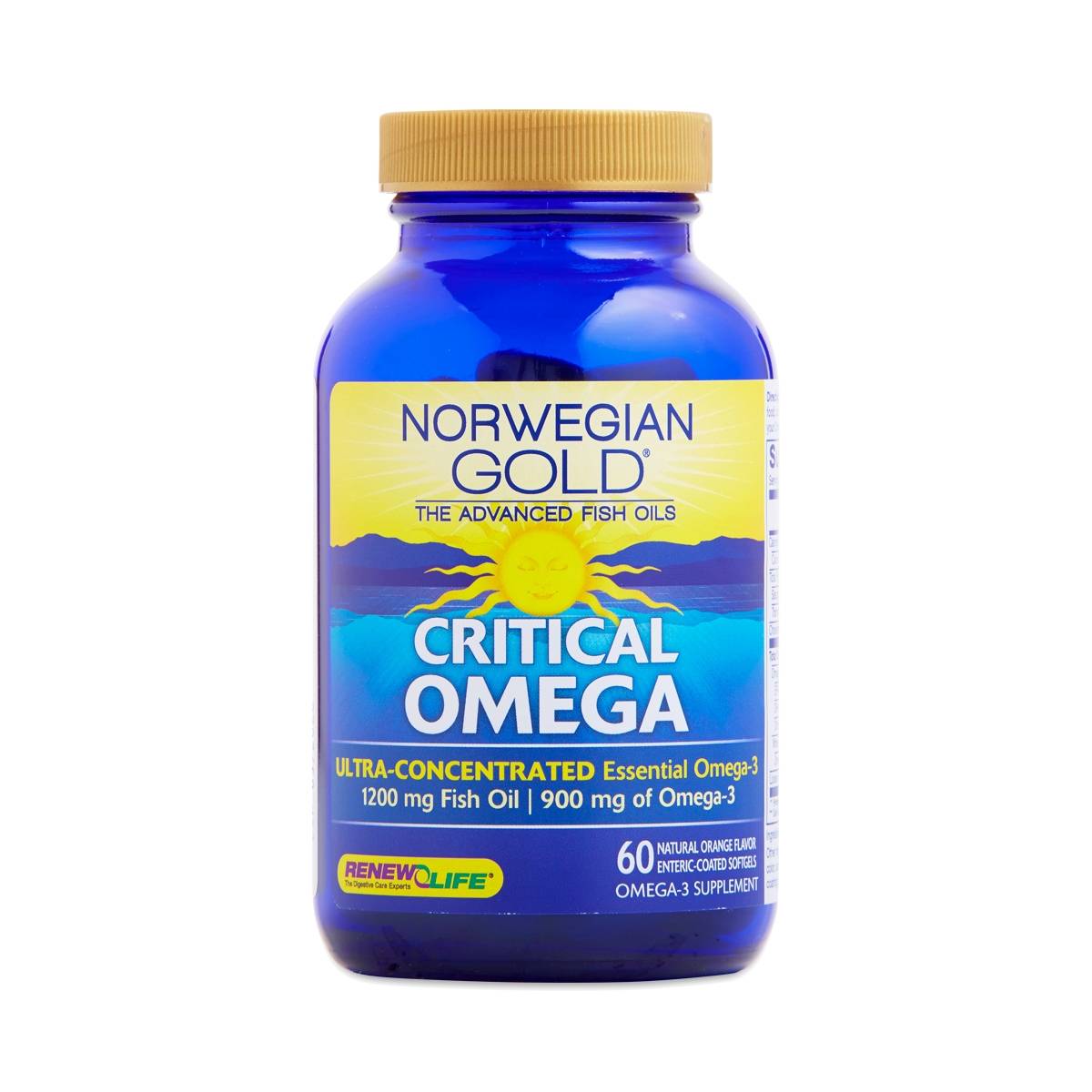 Norwegian Gold Critical Omega 3 Fish Oil DHA Thrive Market