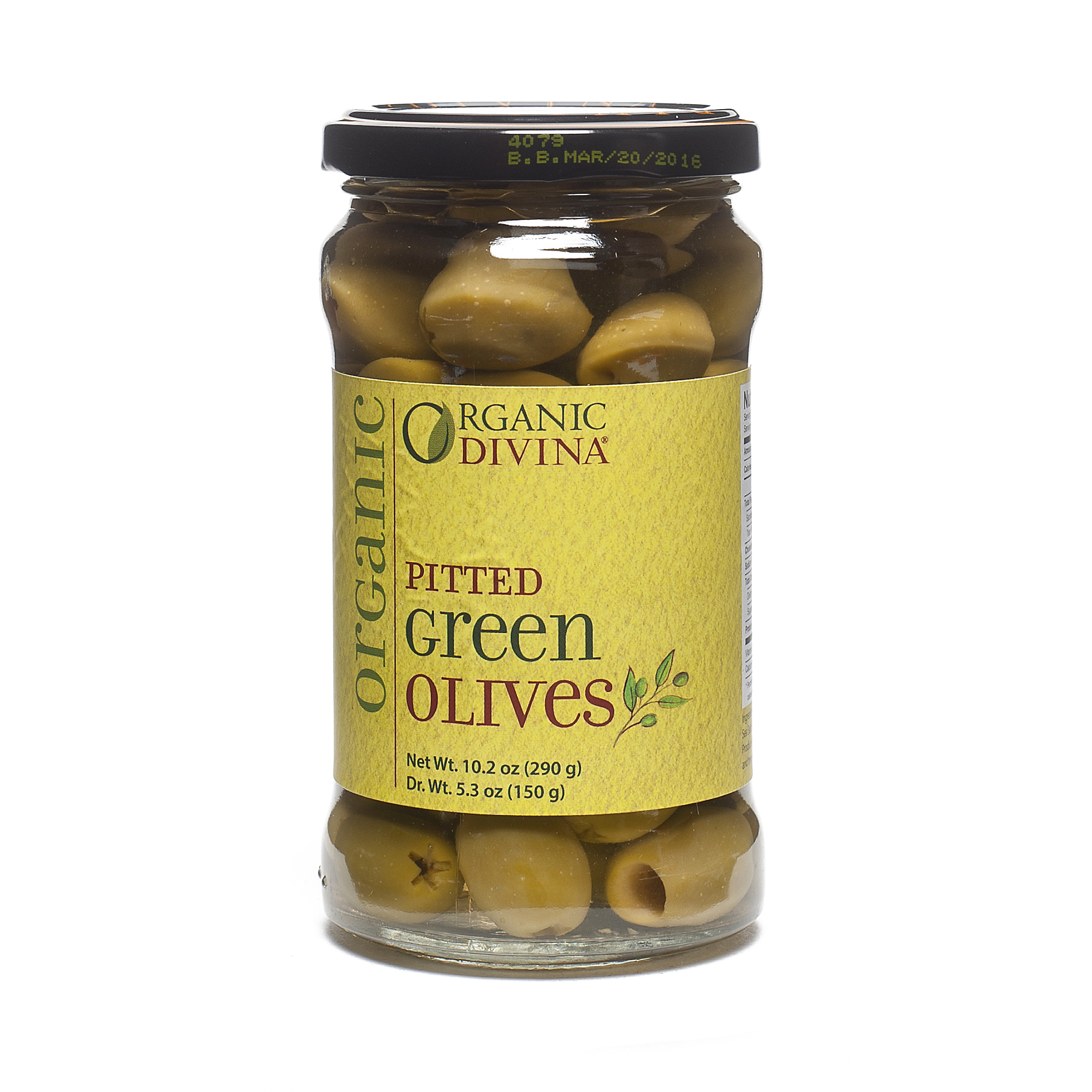 Organic Green Pitted Olives by Divina Thrive Market