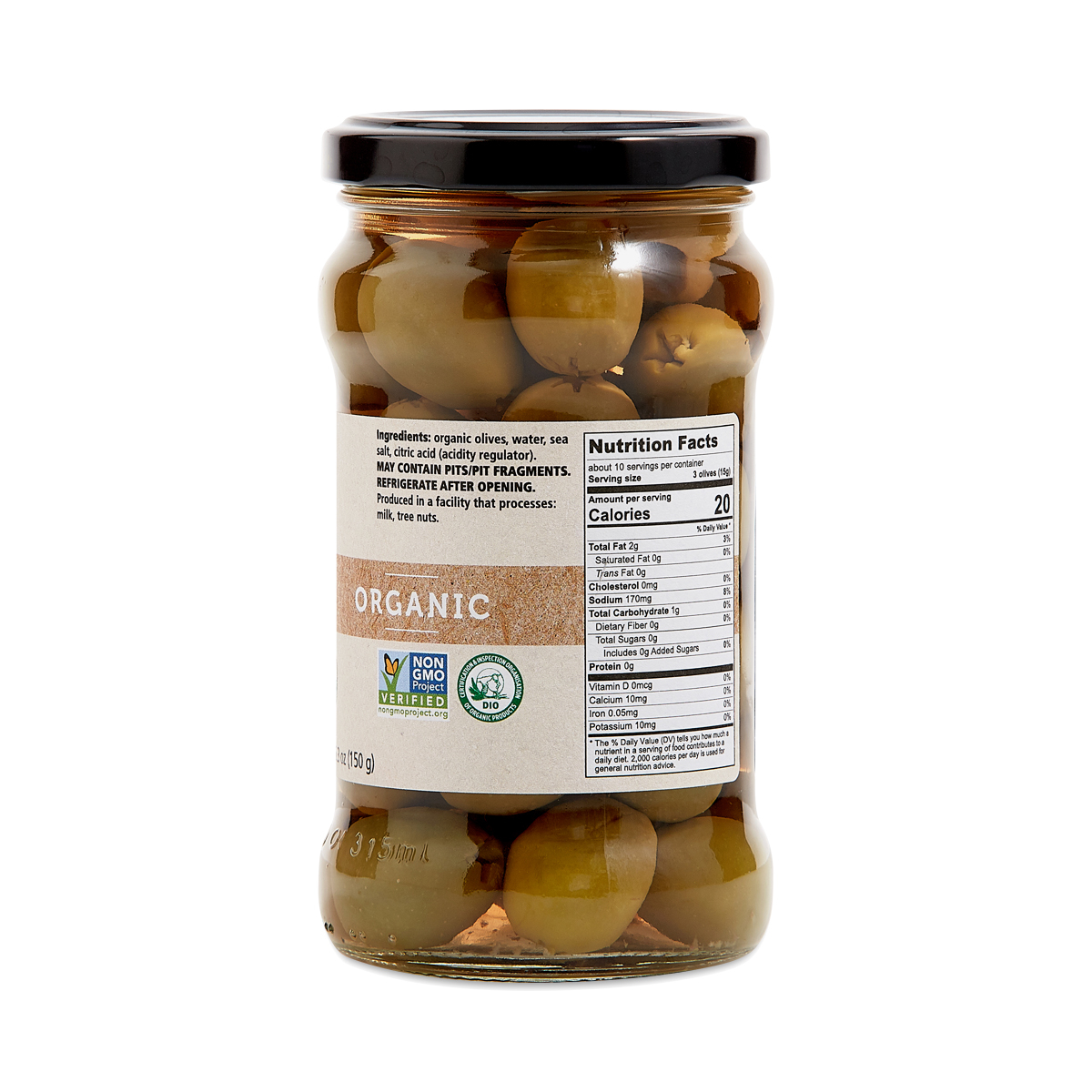 Organic Green Pitted Olives by Divina Thrive Market