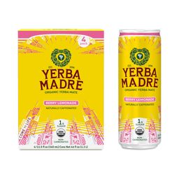 Organic Yerba Mate, Berry Lemonade