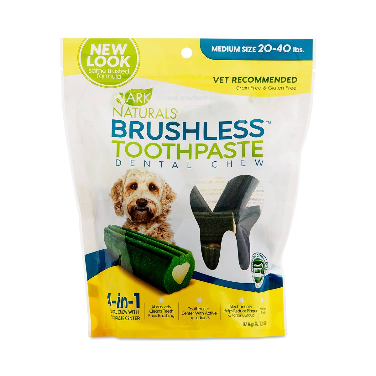 Ark Naturals Brushless Toothpaste Dental Chew, Medium Thrive Market