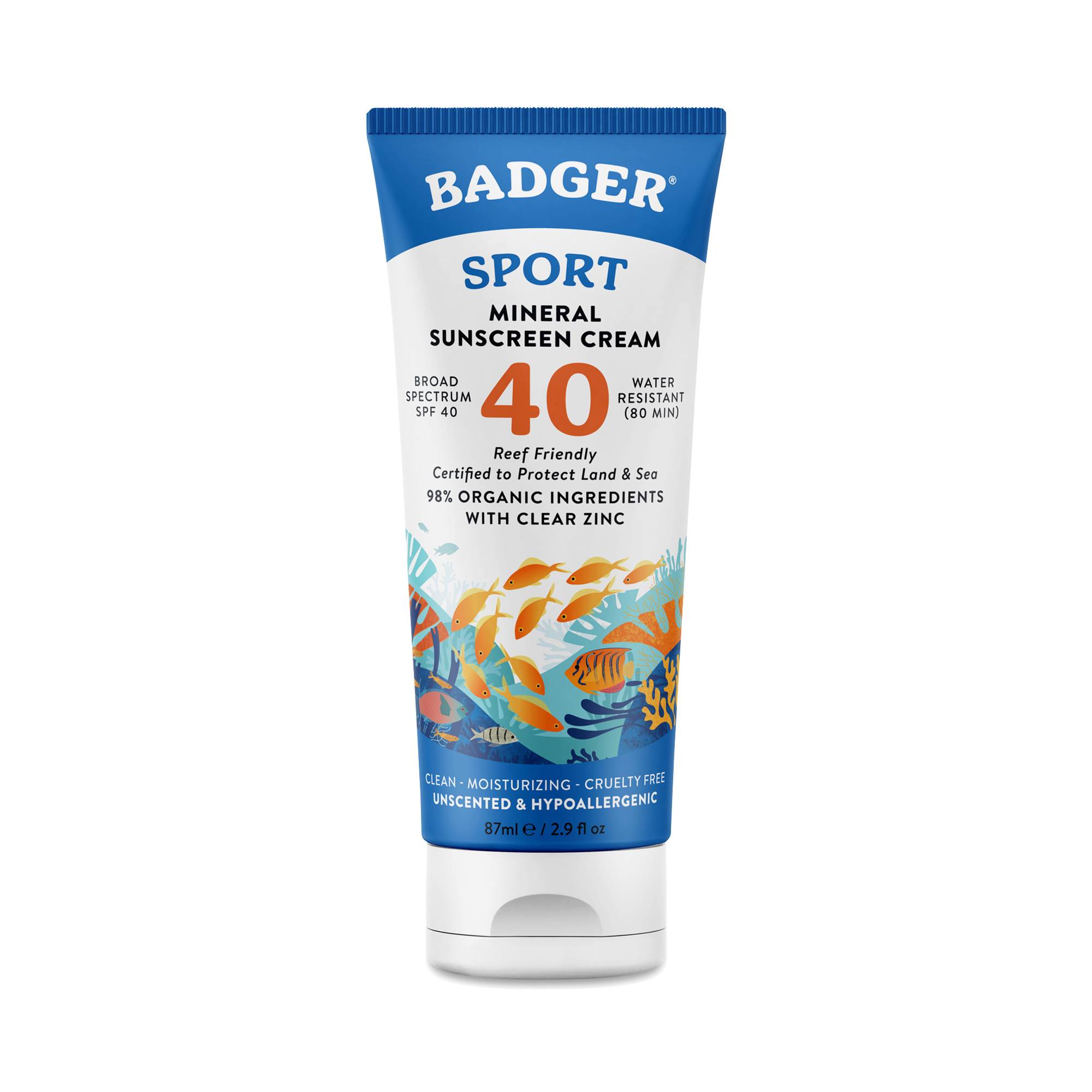 SPF 40 Sport Mineral Sunscreen Cream