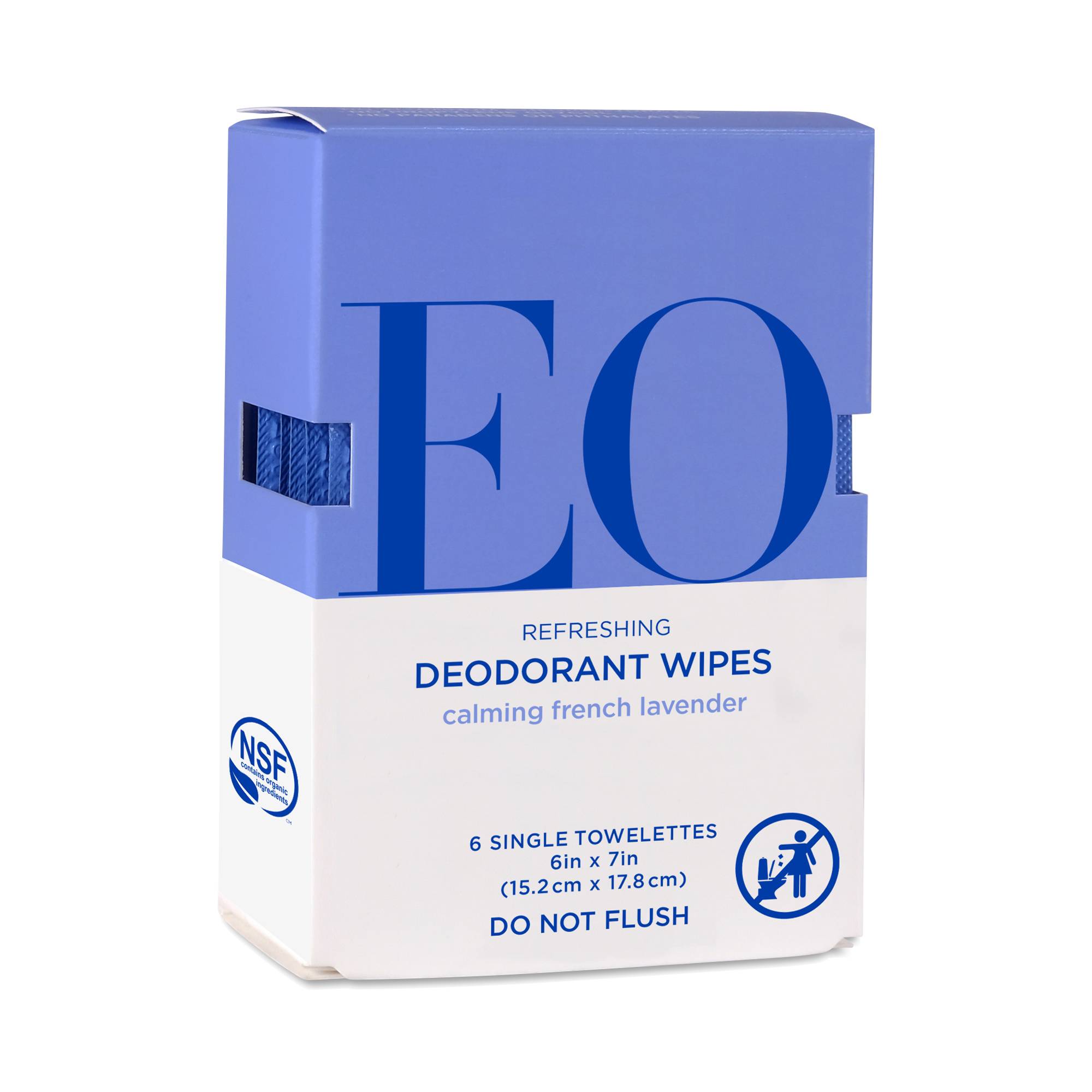Deodorant Wipes, French Lavender