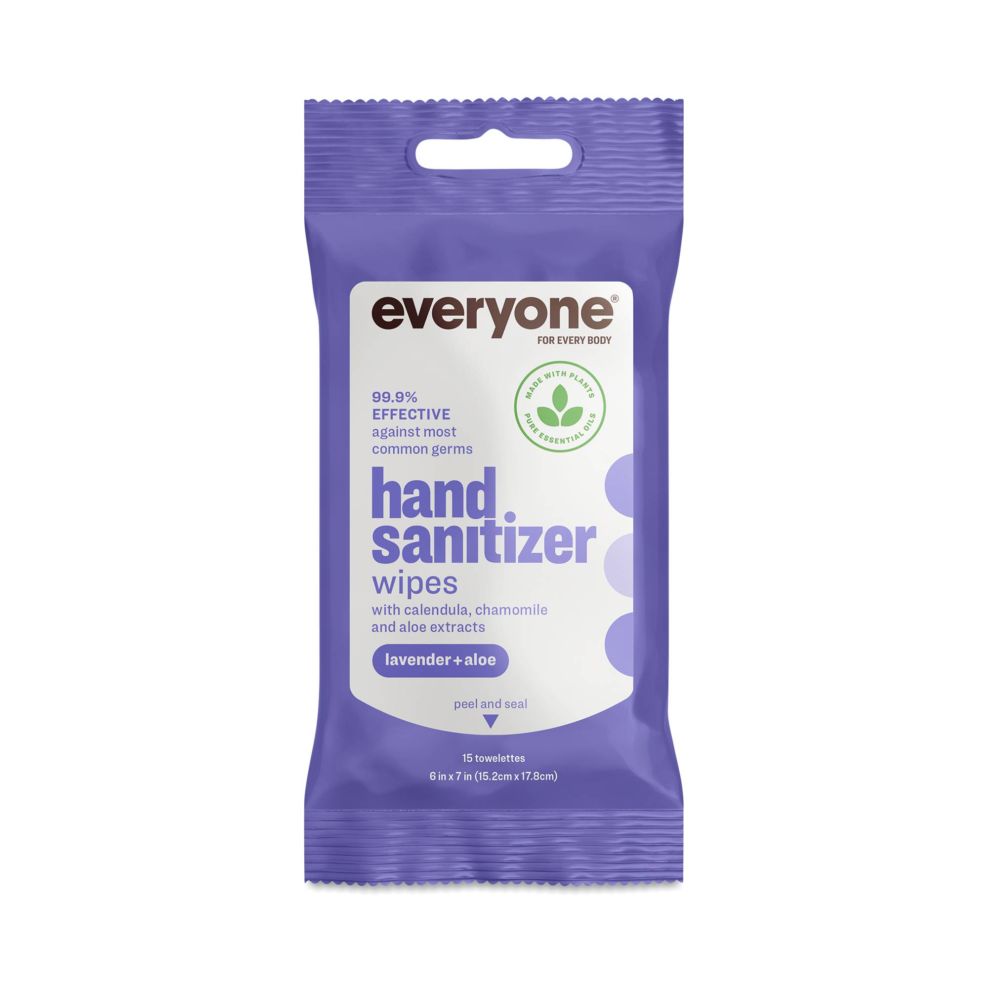 Hand Sanitizer Wipe, Lavender & Aloe