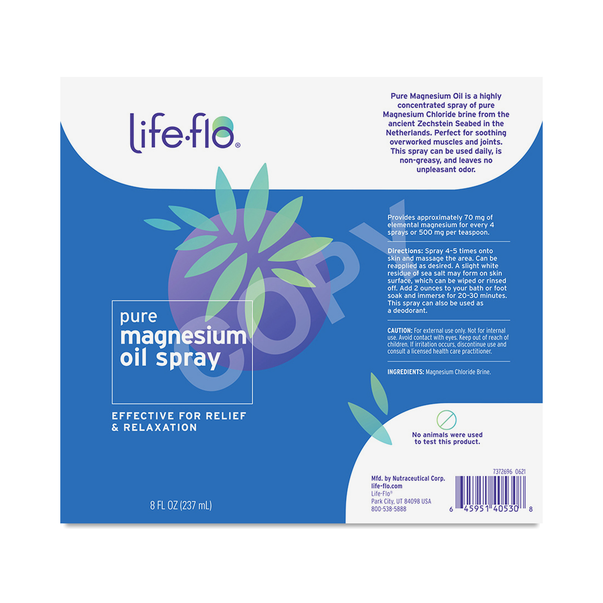 Pure Magnesium Oil for Joint and Muscle Health