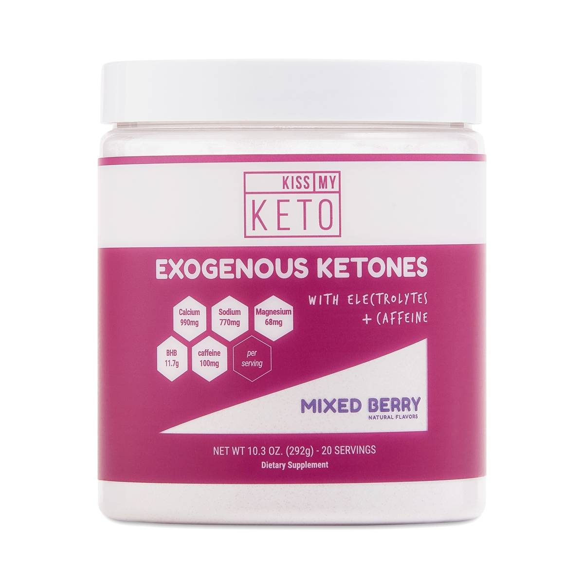 Mixed Berry Exogenous Ketones w/ Electrolytes & Caffeine Thrive Market