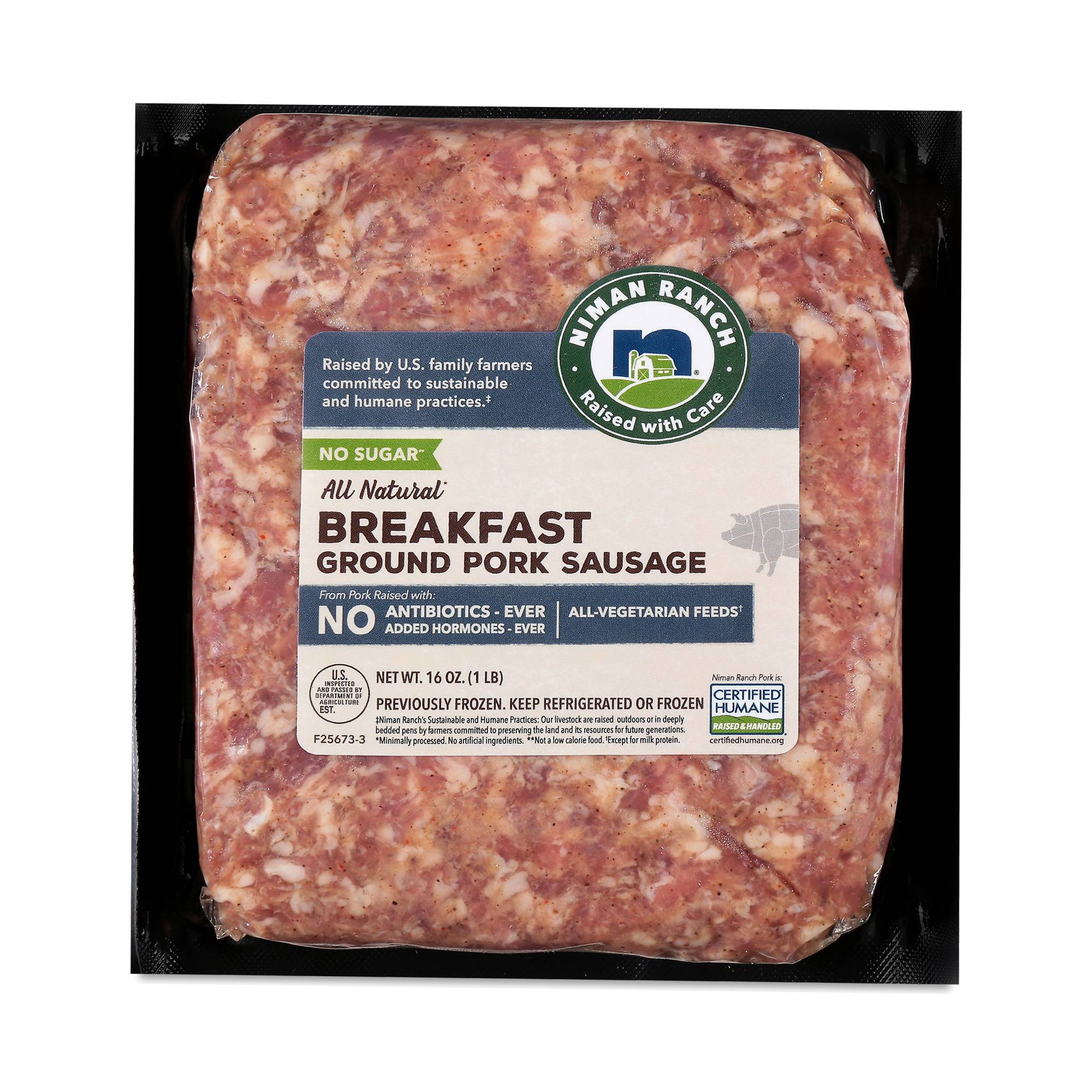 Ground Pork Sausage, Breakfast
