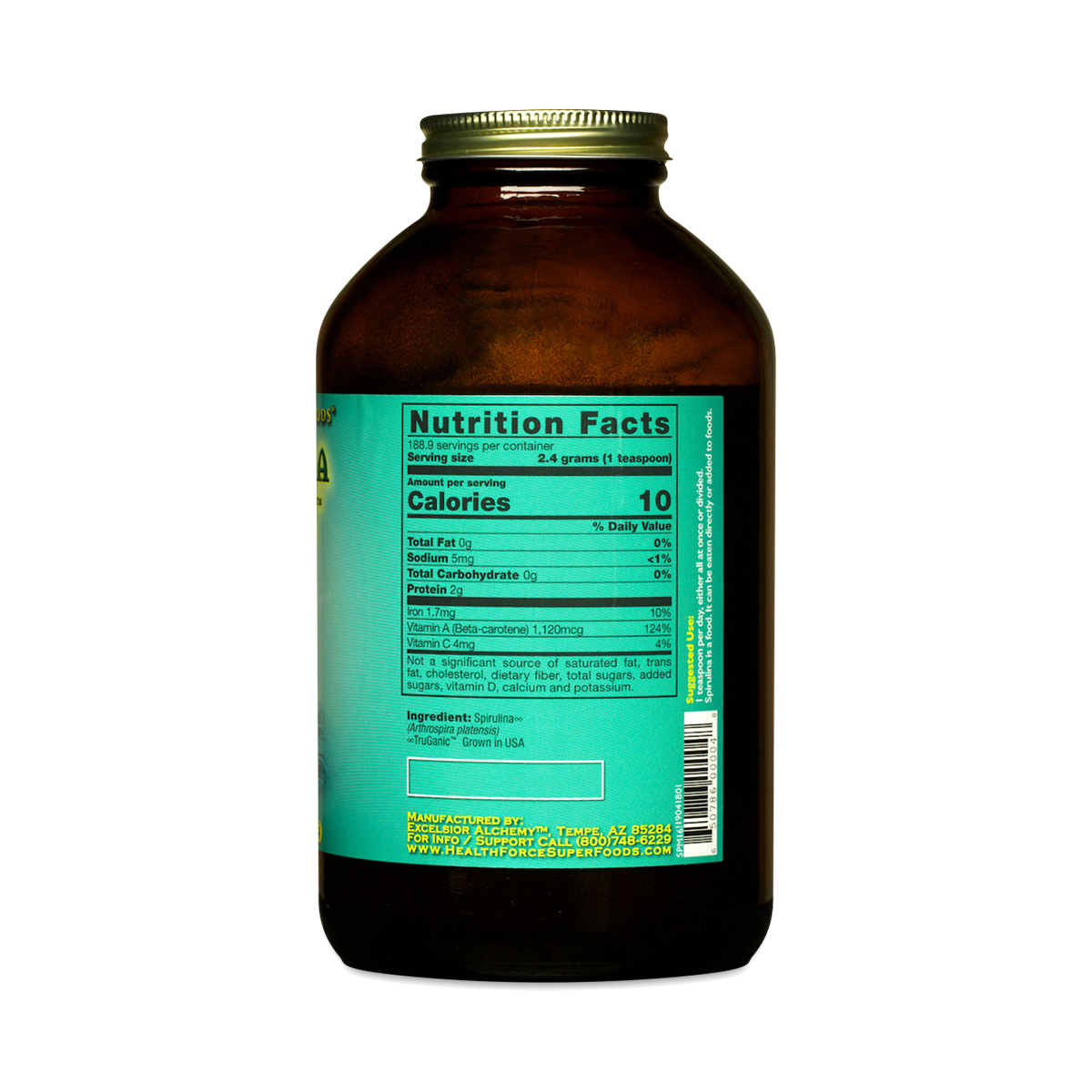 Spirulina Manna Powder by HealthForce Thrive Market