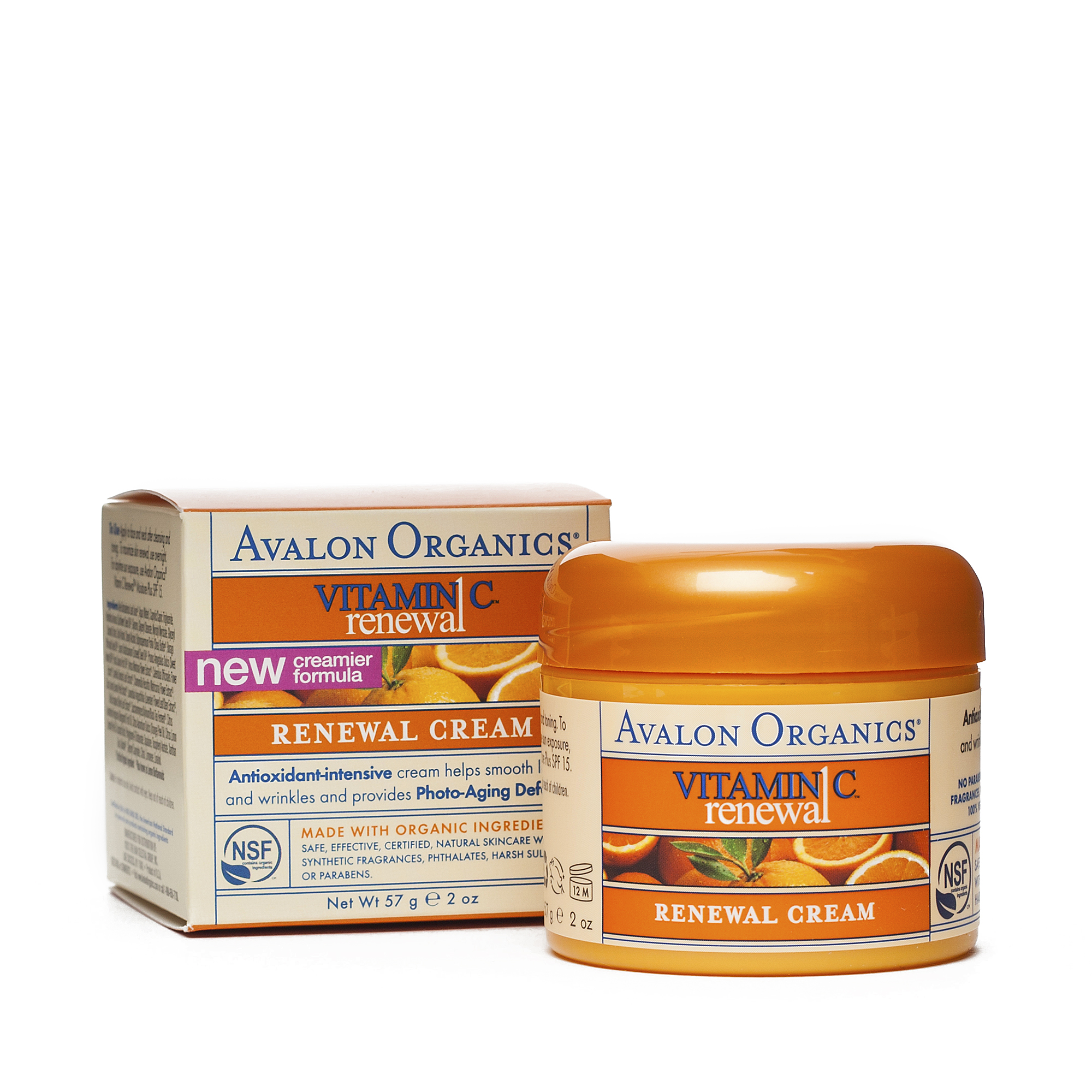 2 oz Vitamin C Renewal Cream by Avalon Organics Thrive Market