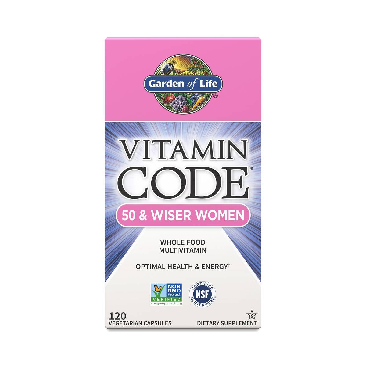 Vitamin Code 50 & Wiser Women's Multivitamin