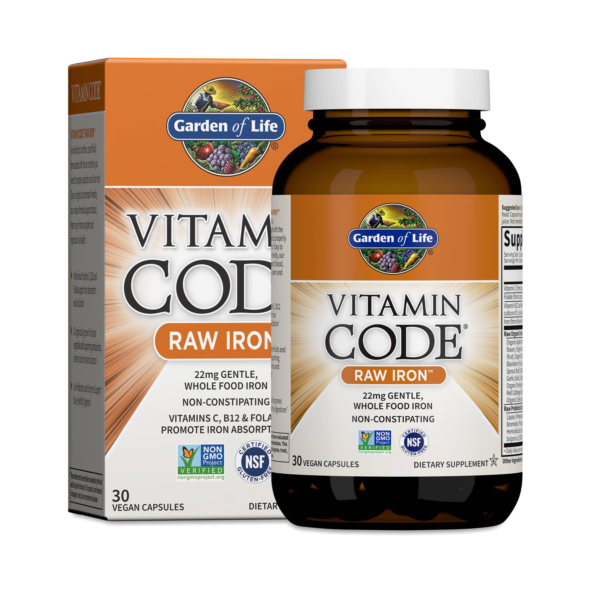 Vitamin Code Raw Iron Supplement