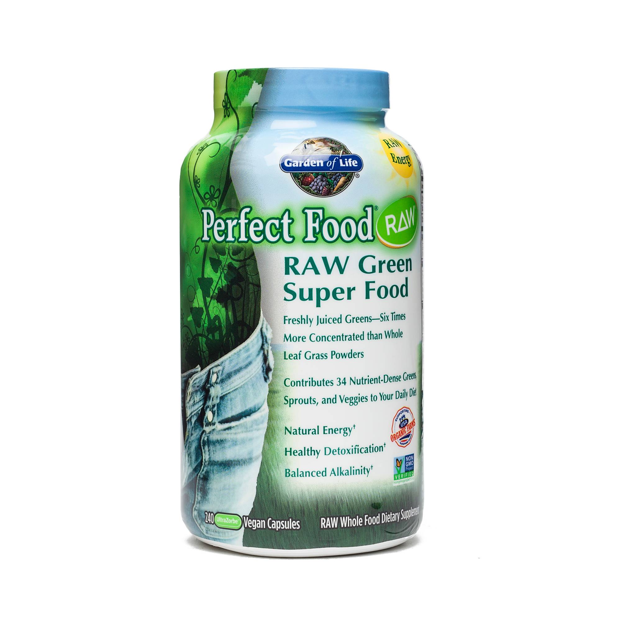 Perfect Food Raw Organic Green Superfood Capsules Thrive Market