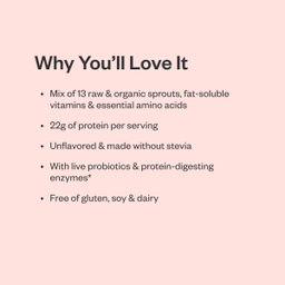 Raw Organic Protein Powder, Unflavored