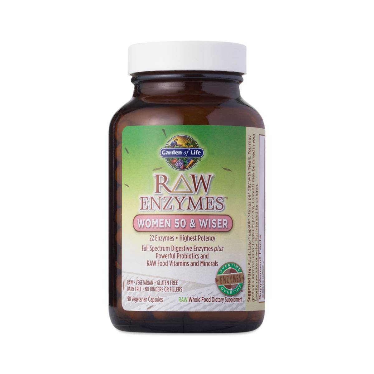Raw Enzymes Women 50 & Wiser by Garden of Life - Thrive Market