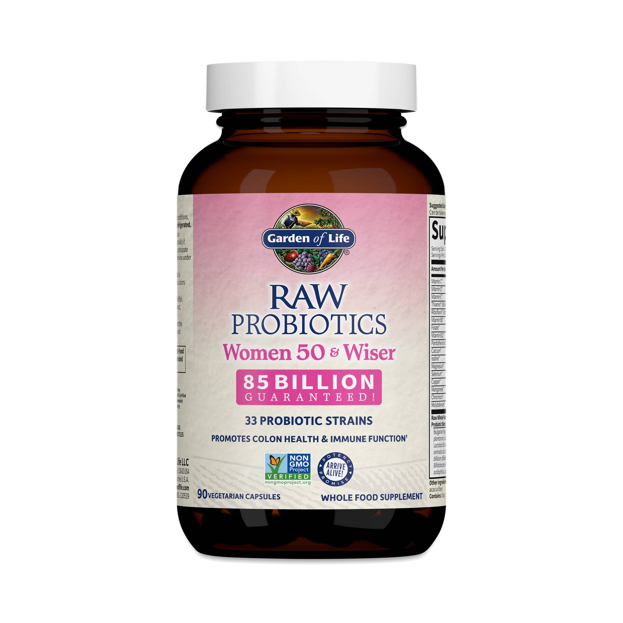 Raw Probiotics for Women 50 & Wiser