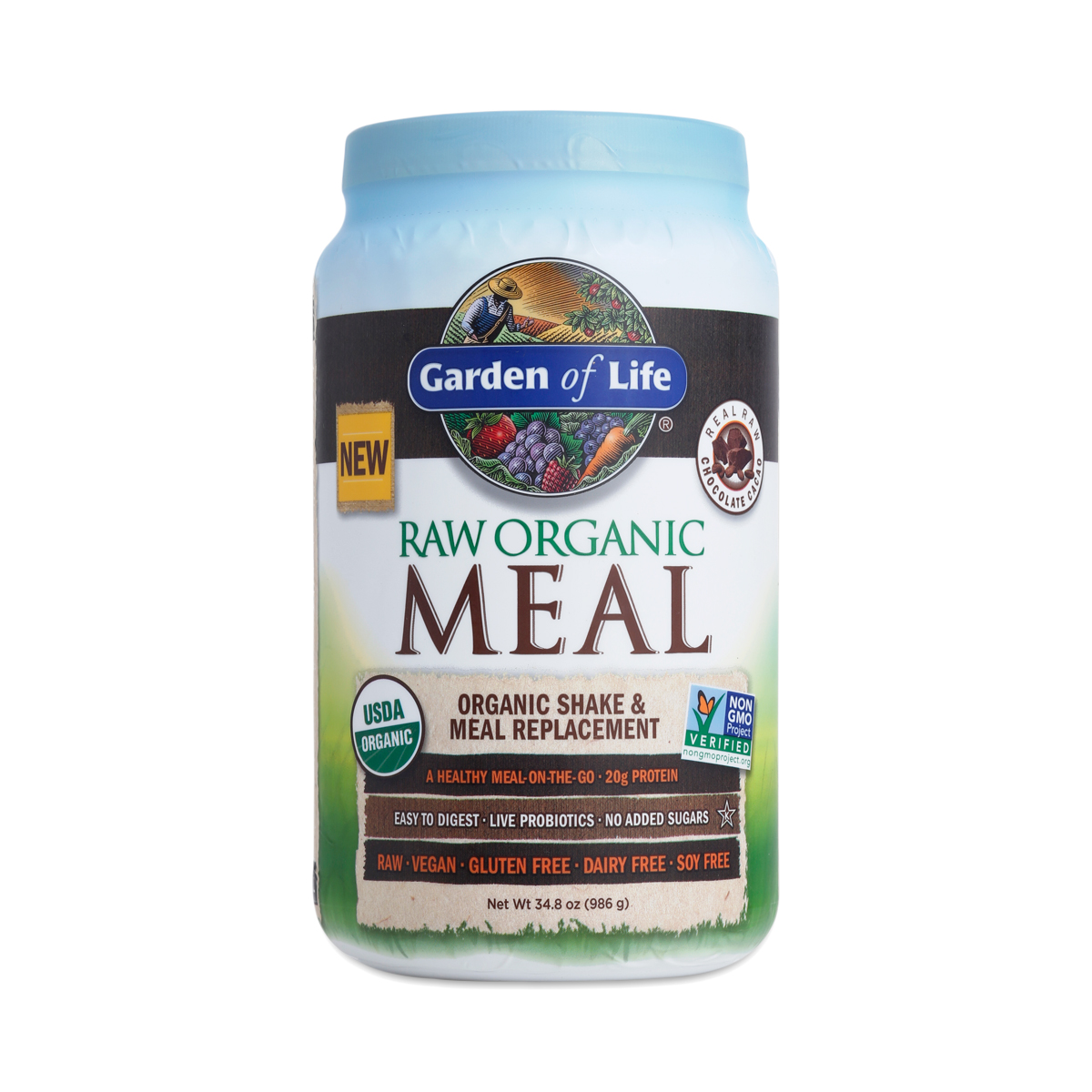 Chocolate Raw Organic Meal Replacement Shake