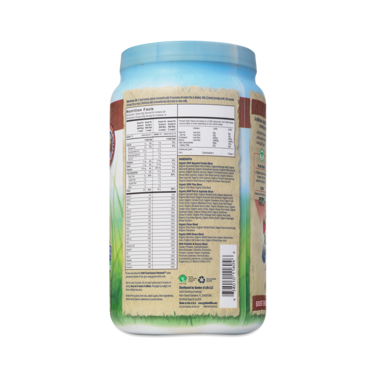 Vanilla Chai Raw Organic Meal Replacement Shake Thrive Market